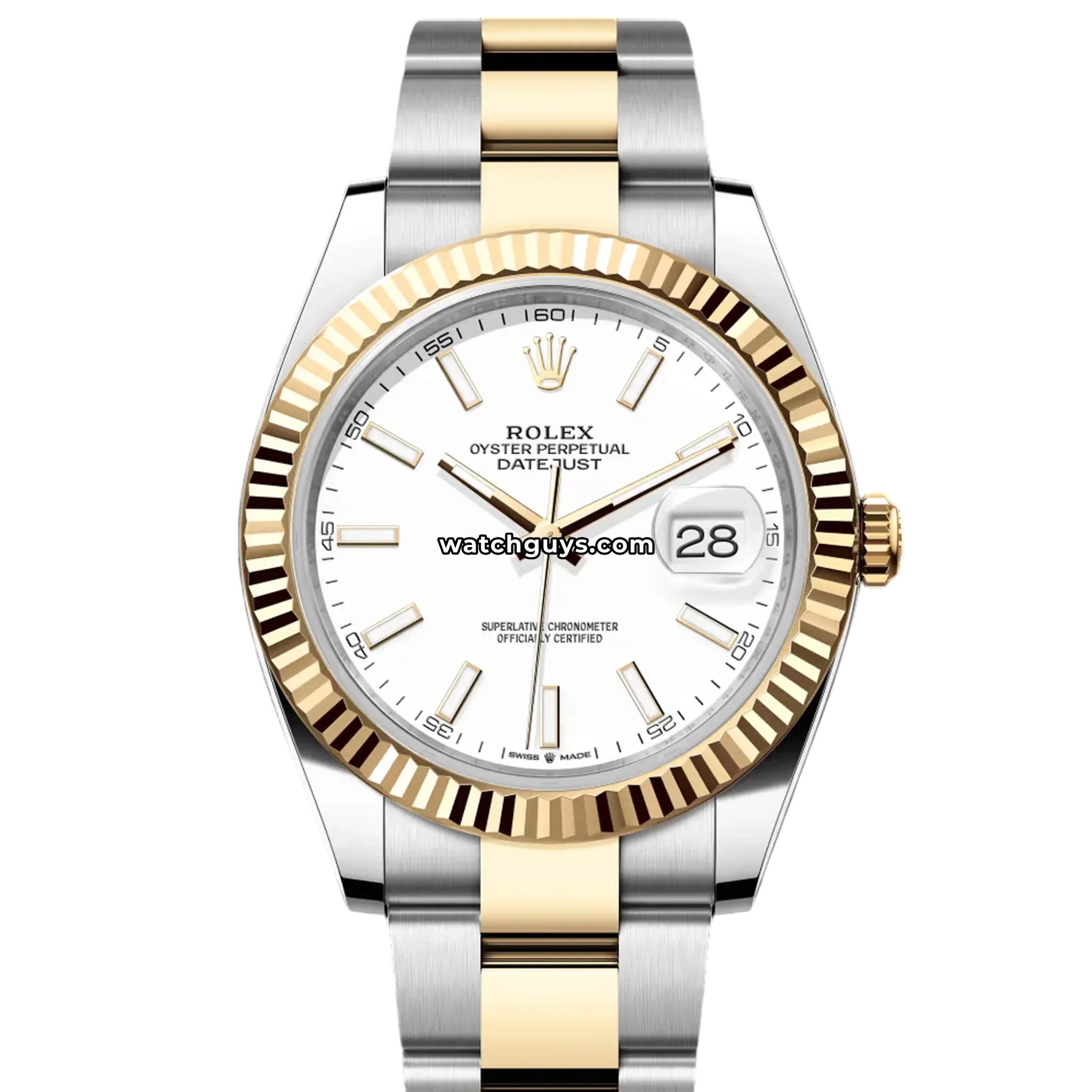 Rolex Datejust 126333 White Oyster