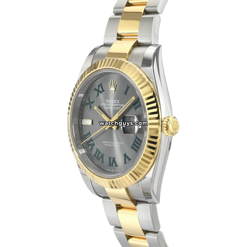 Rolex Datejust 126333 Wimbledon Two Tone Oyster