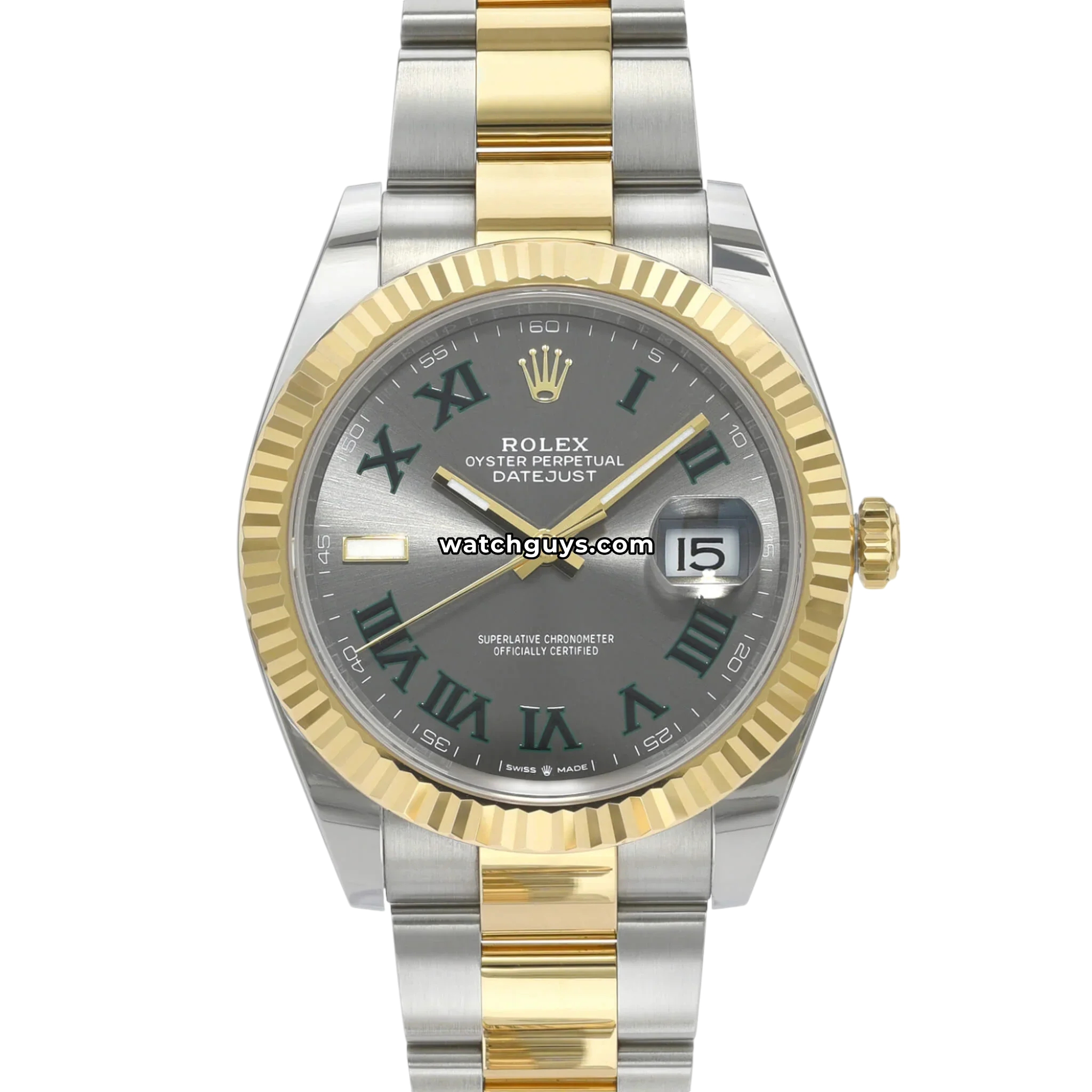 Rolex Datejust 126333 Wimbledon Two Tone Oyster