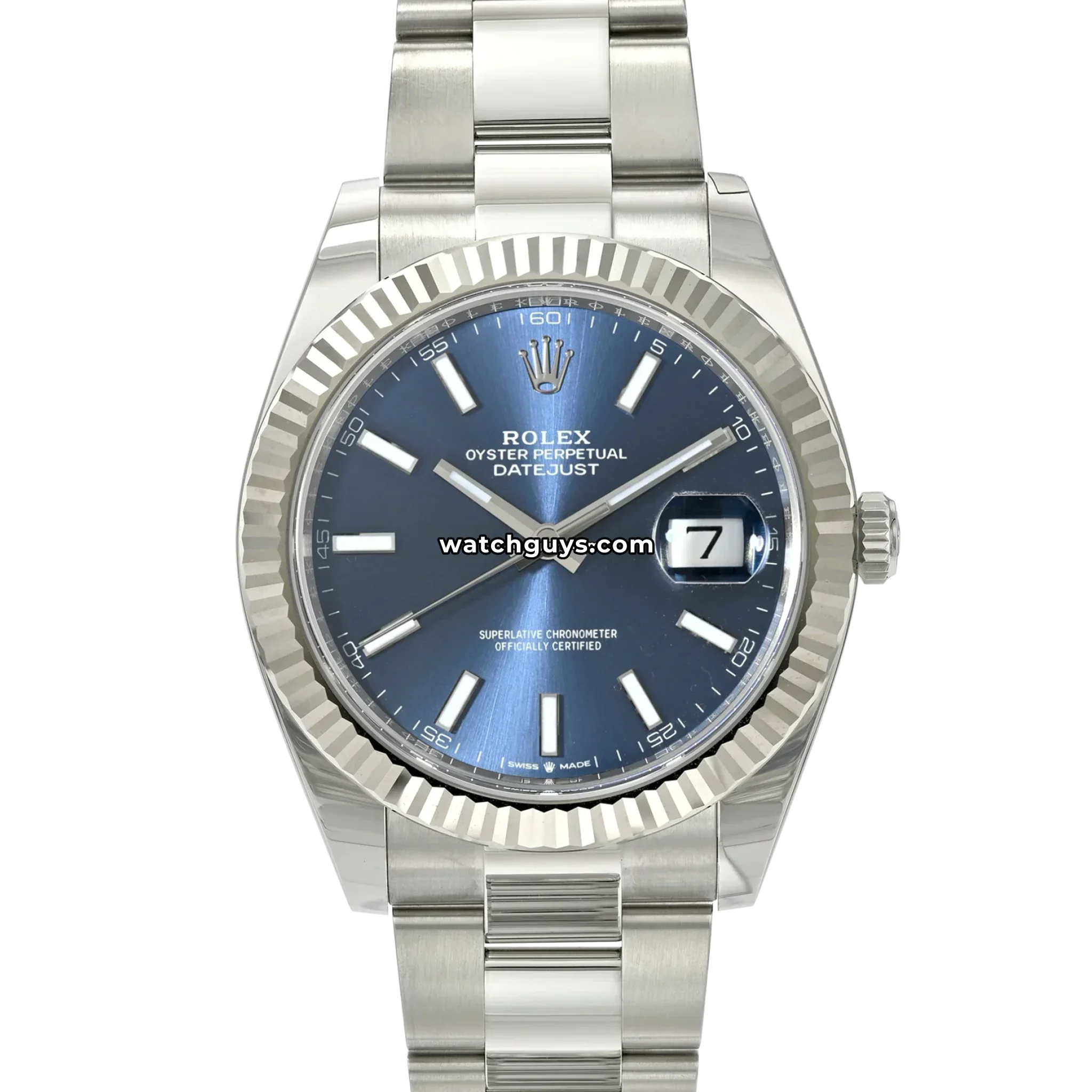 Rolex Datejust 126334 Blue Index Oyster