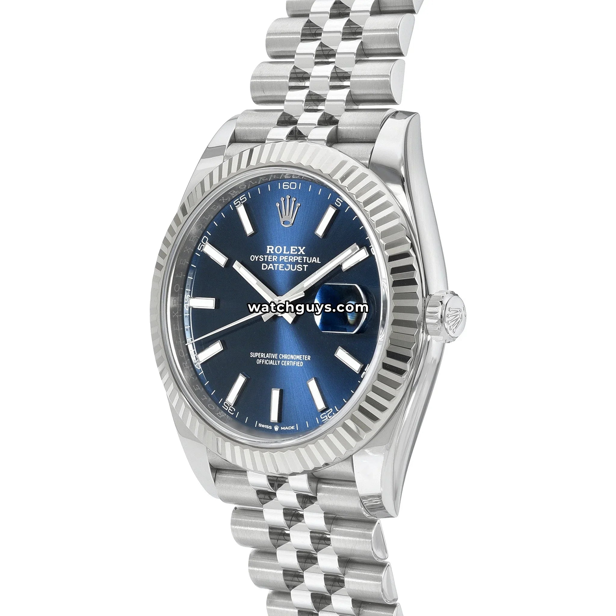 Rolex Datejust 126334 Blue Index Jubilee