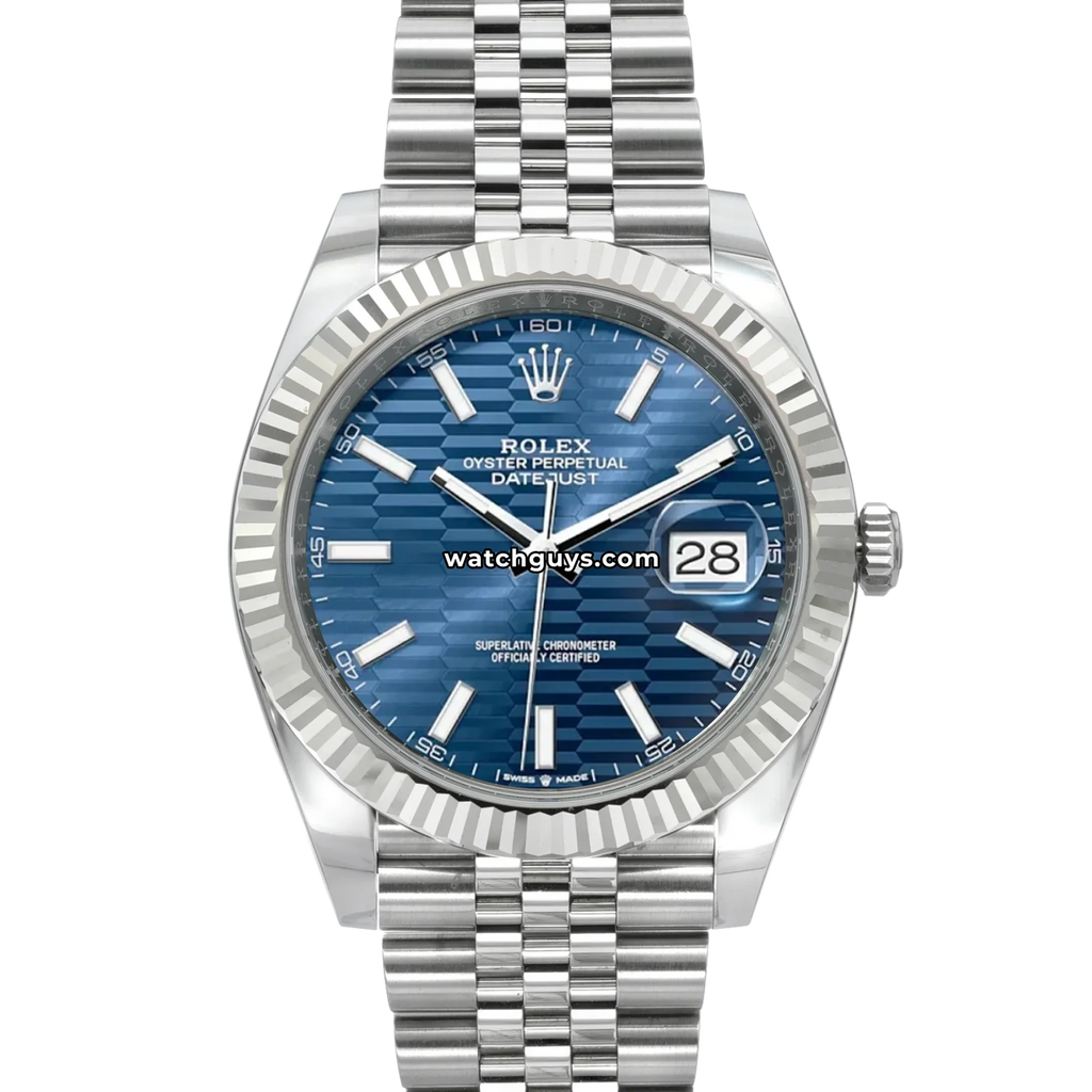 Rolex Datejust 126334 Blue Motif Jubilee
