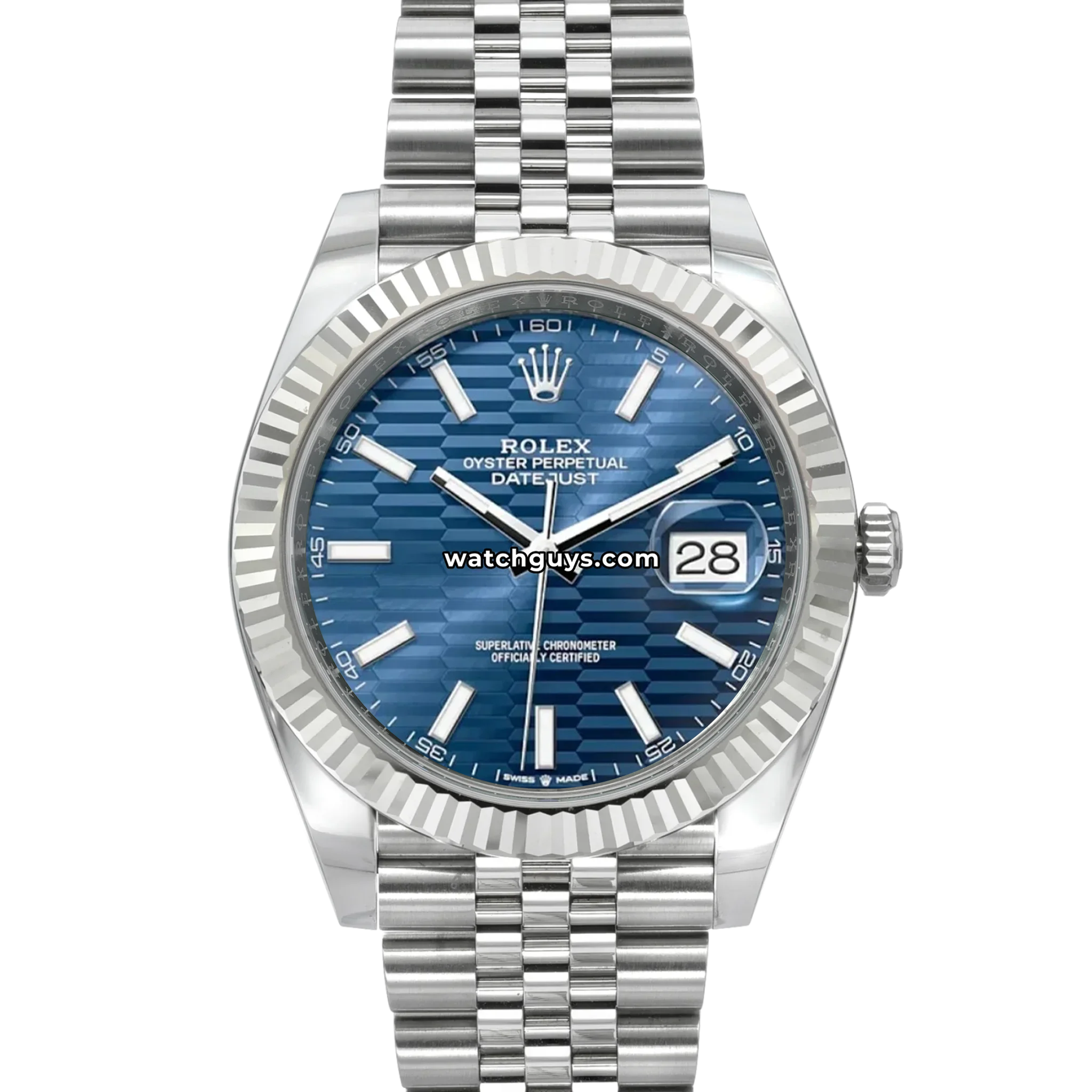 Rolex Datejust 126334 Blue Motif Jubilee