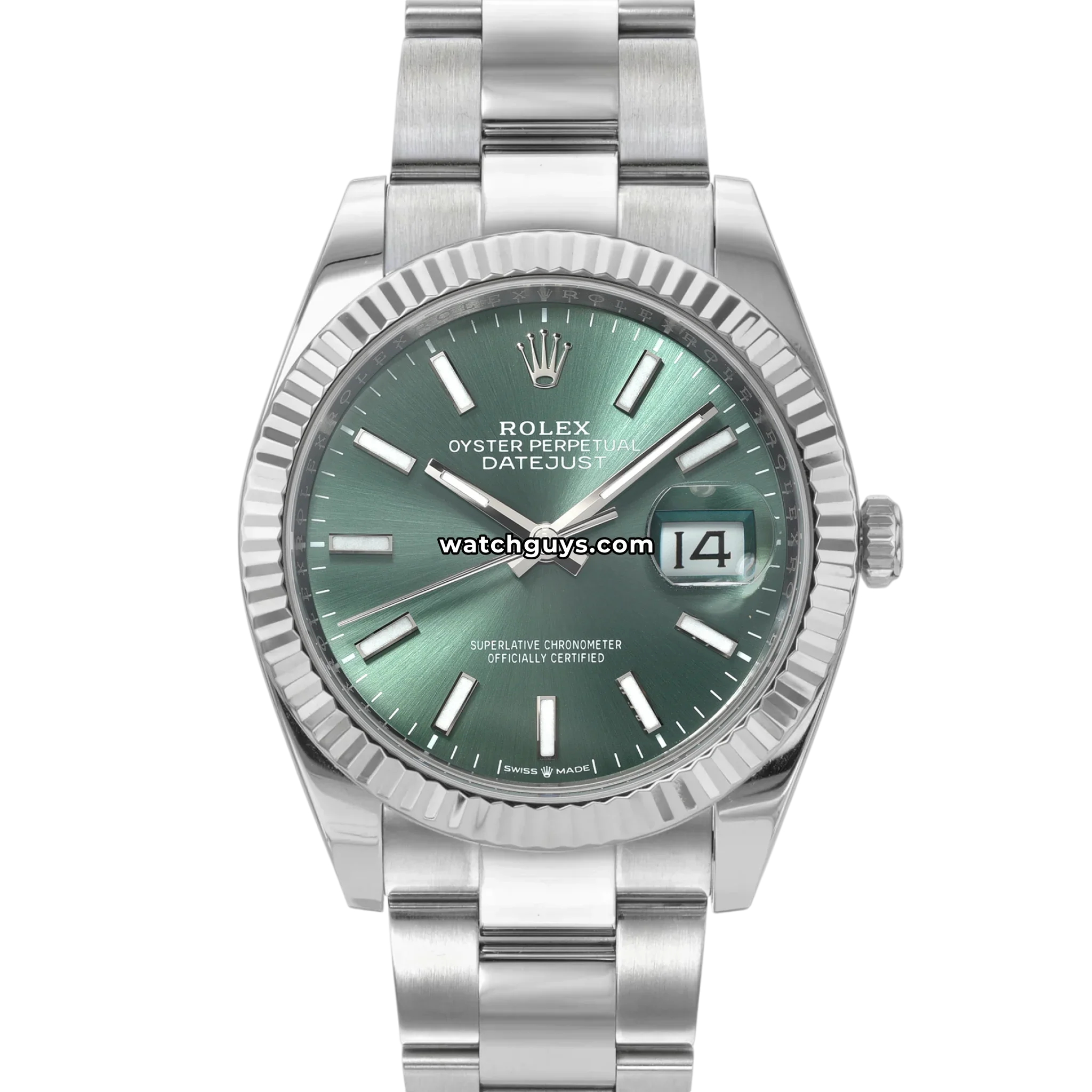 Rolex Datejust 126334 Green Oyster
