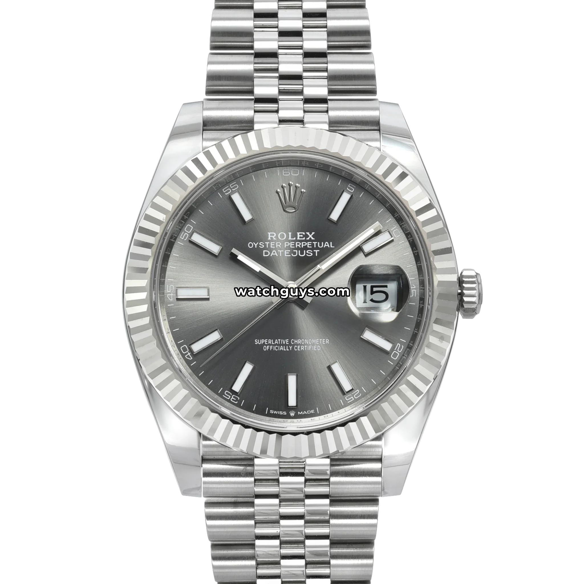 Rolex Datejust 126334 Slate Index Jubilee