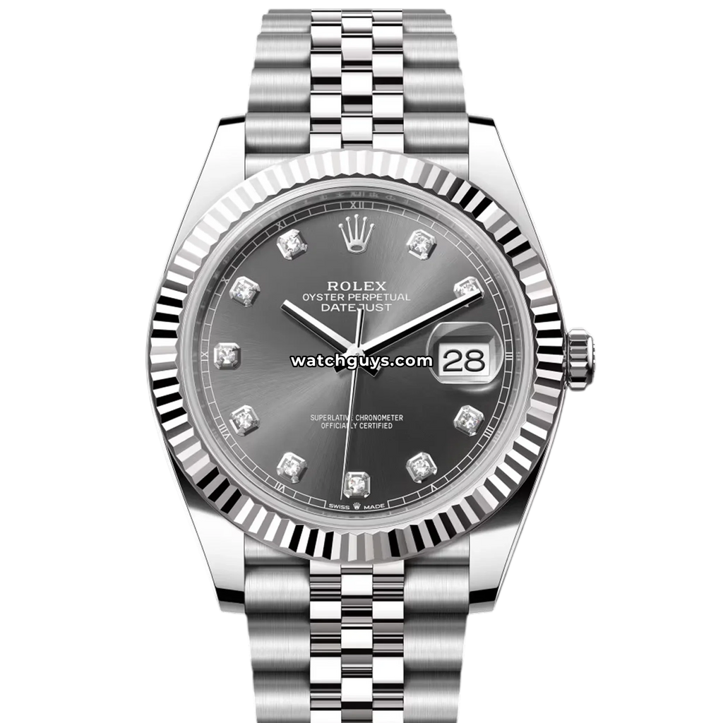 Rolex Datejust 126334 Rhodium Diamond Jubilee