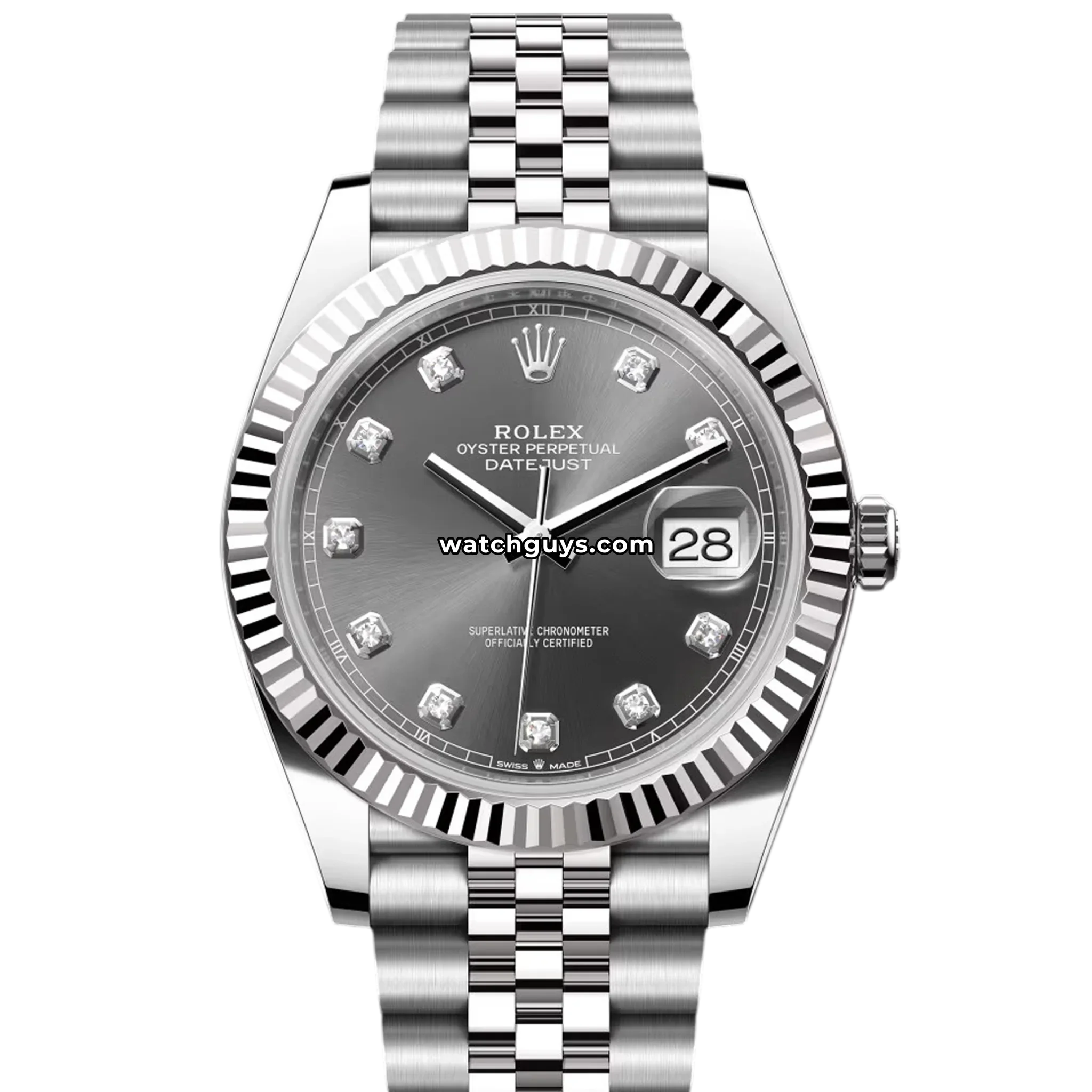 Rolex Datejust 126334 Rhodium Diamond Jubilee
