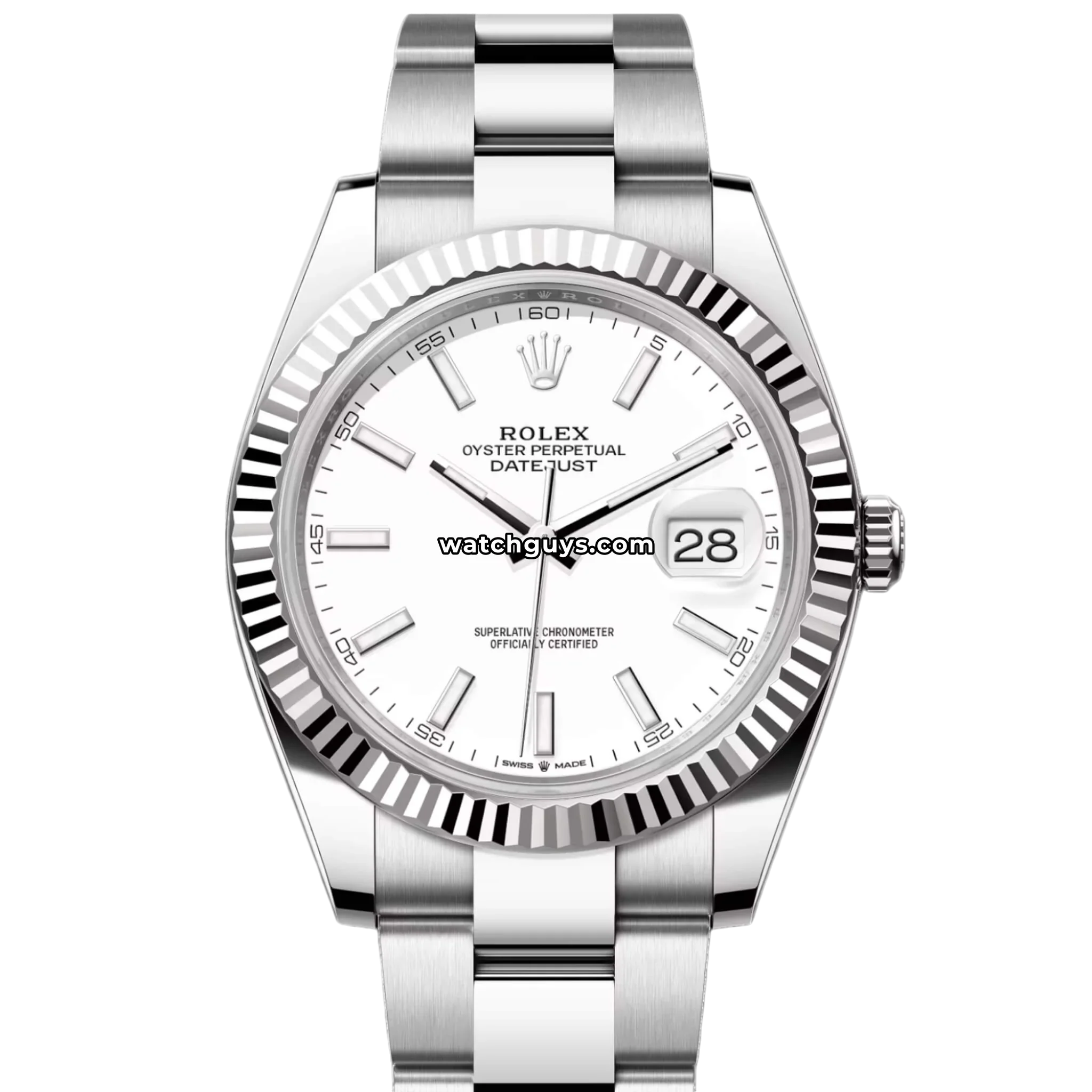 Rolex Datejust 126334 White Oyster