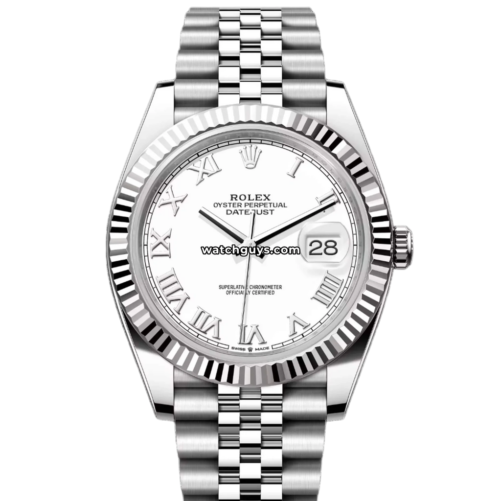 Rolex Datejust 126334 White Roman Jubilee