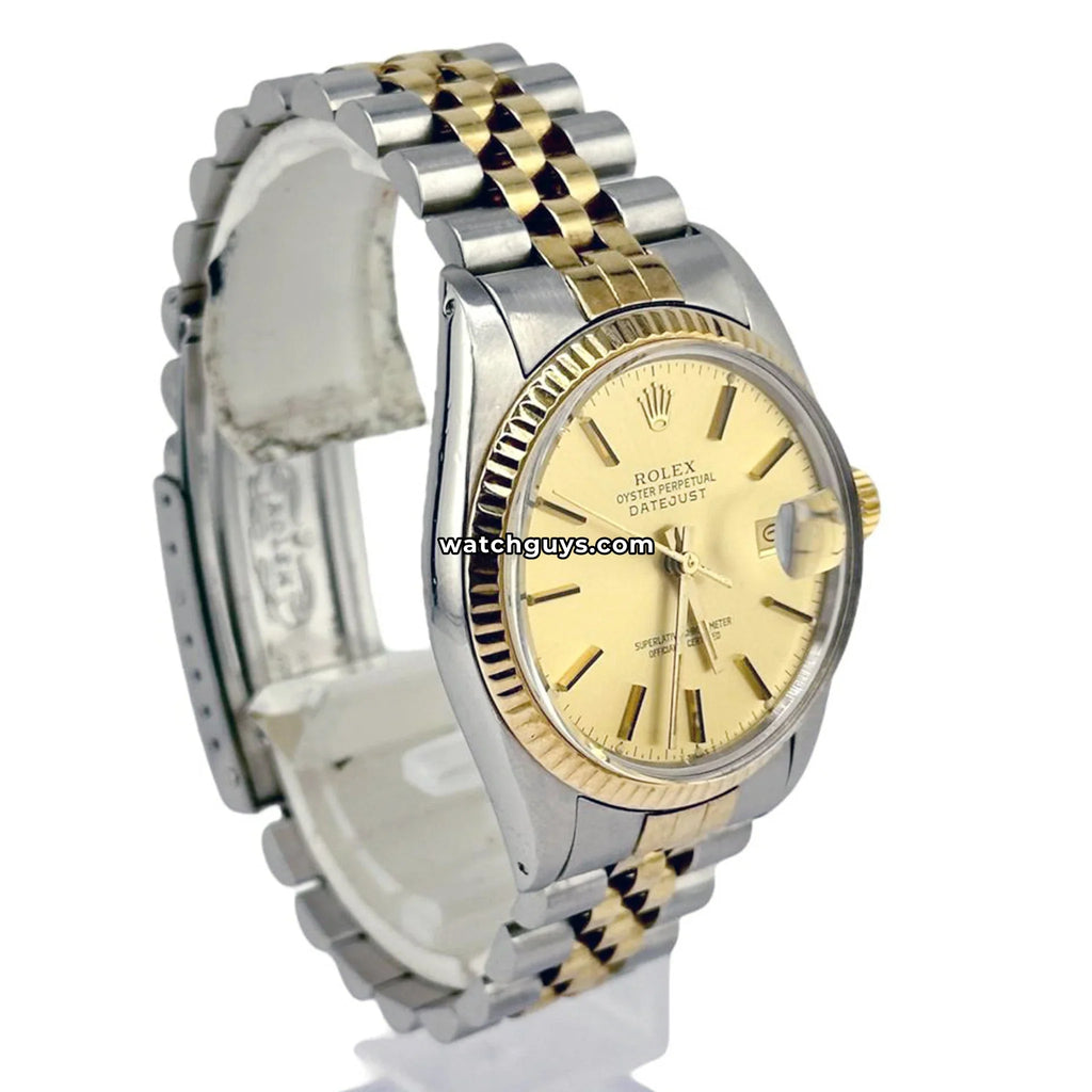 Rolex Datejust 16013 Two Tone Champagne
