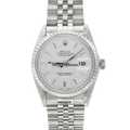 Rolex Datejust 16030 Silver Linen