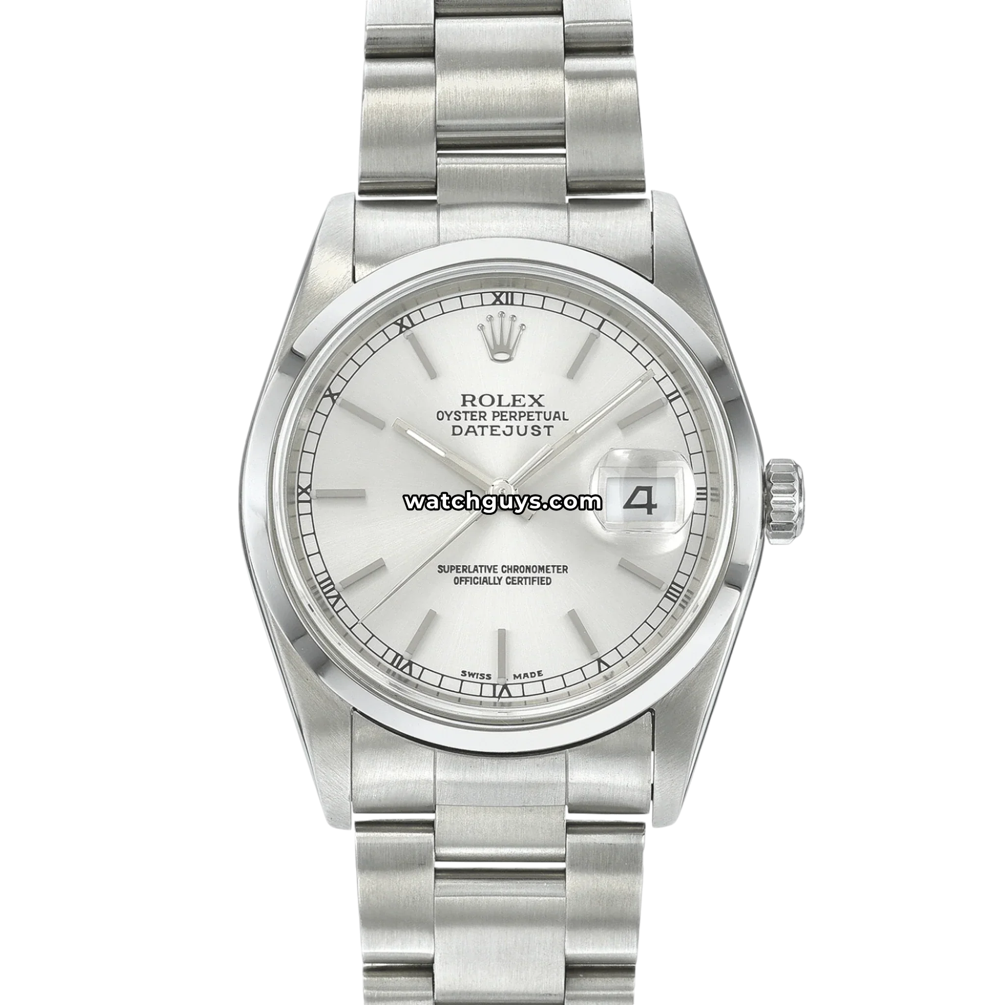 Rolex Datejust 16200 Silver