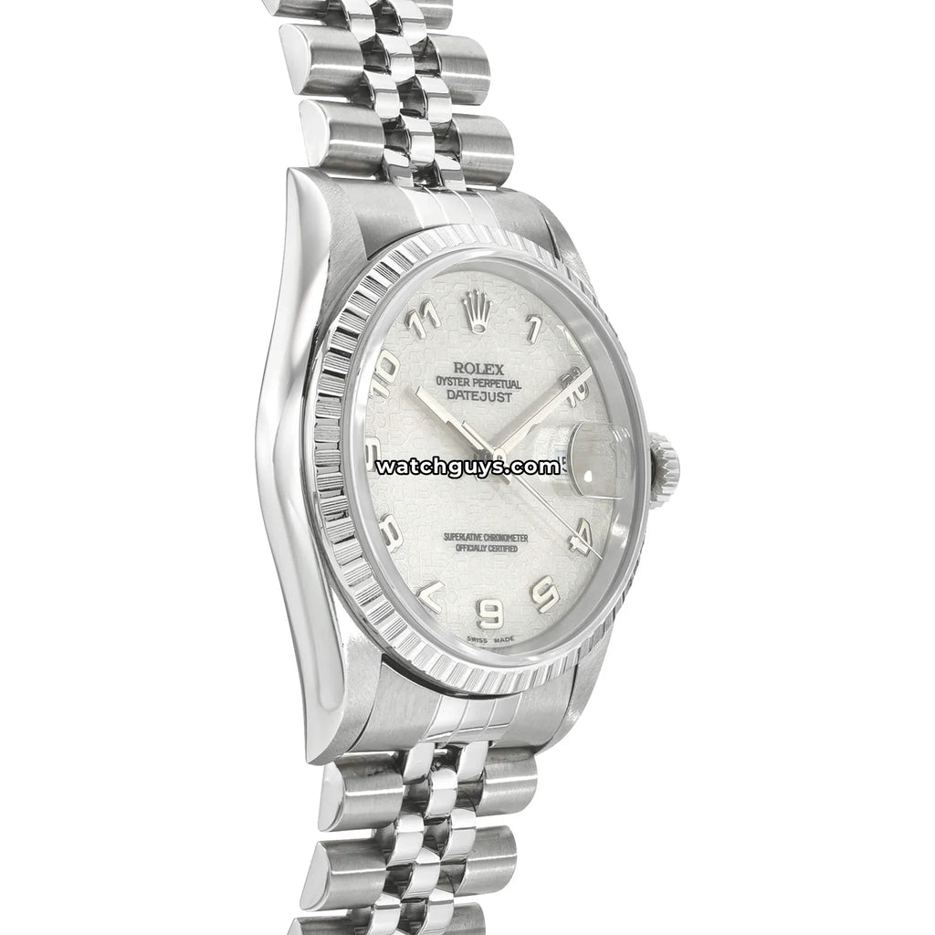 Rolex Datejust 16220 Ivory Jubilee Arabic
