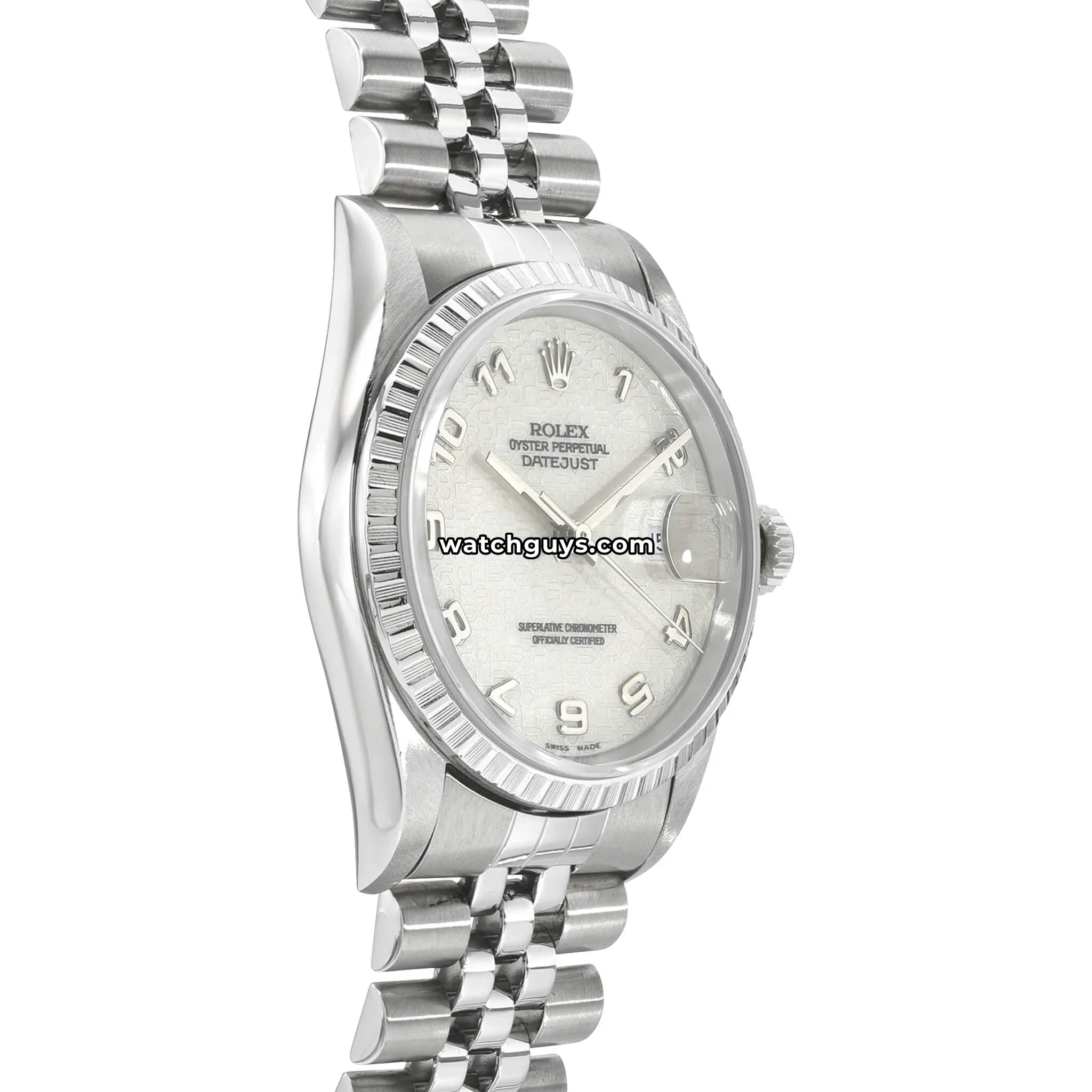 Rolex Datejust 16220 Ivory Jubilee Arabic