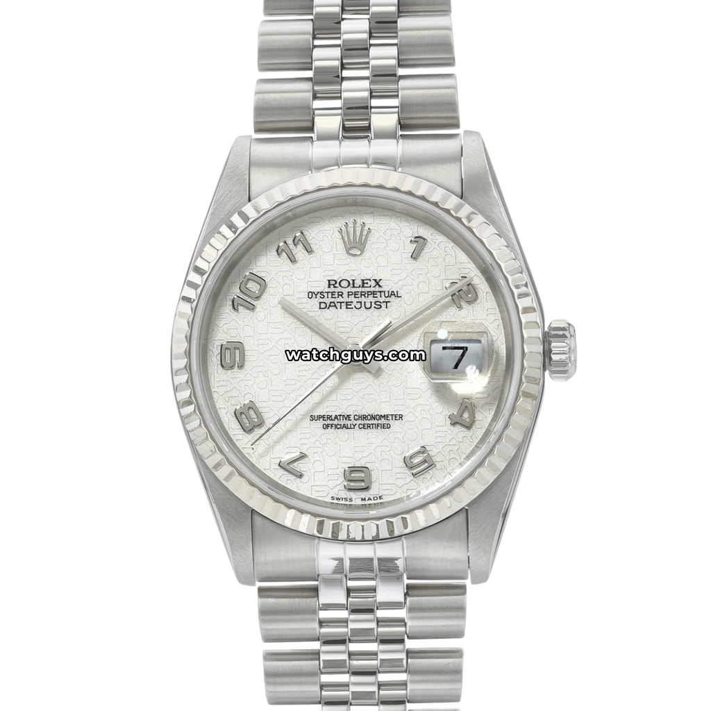 Rolex Datejust 16234 Ivory Jubilee Arabic