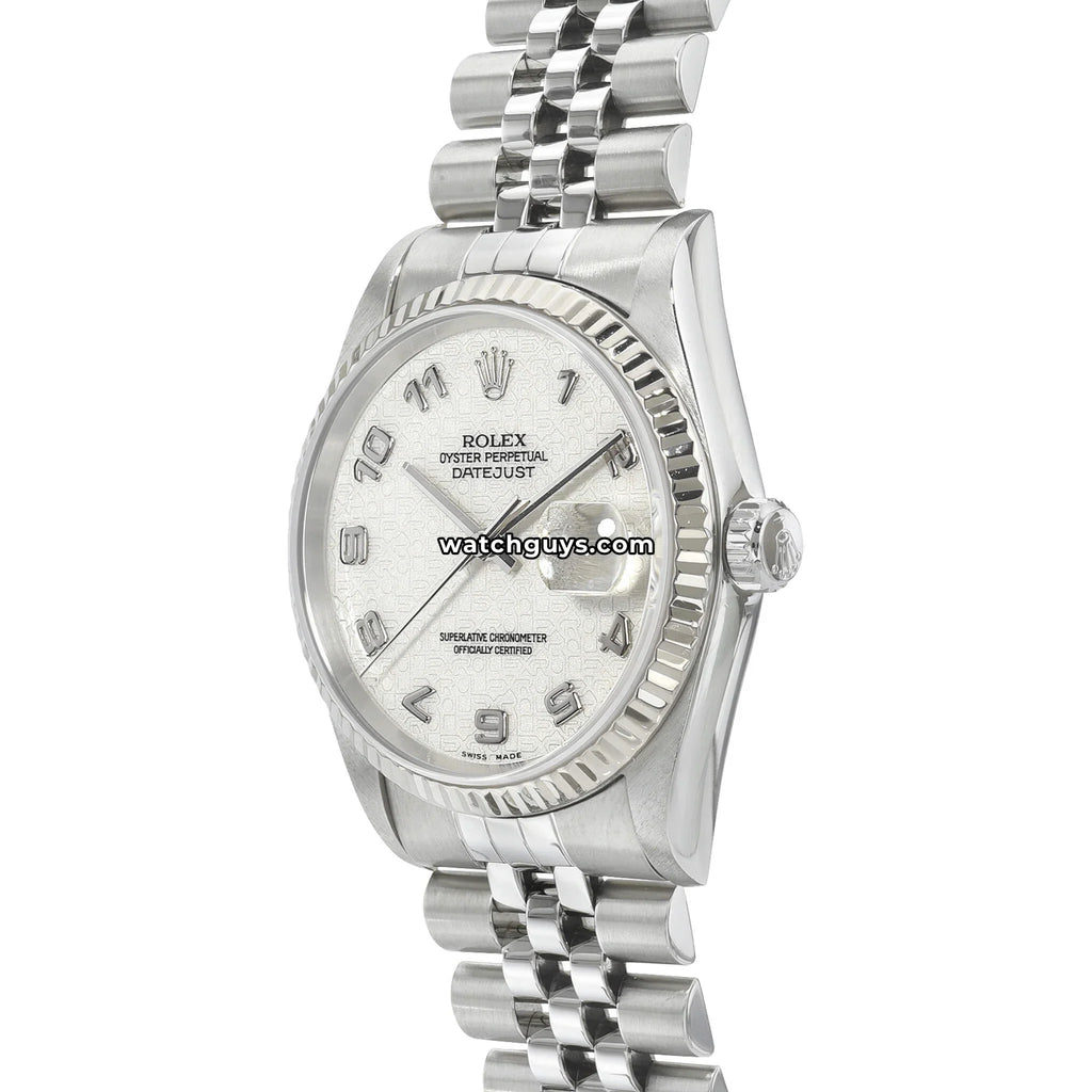 Rolex Datejust 16234 Ivory Jubilee Arabic