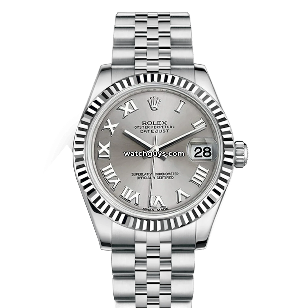 Rolex Datejust 178274 Silver Roman Jubilee