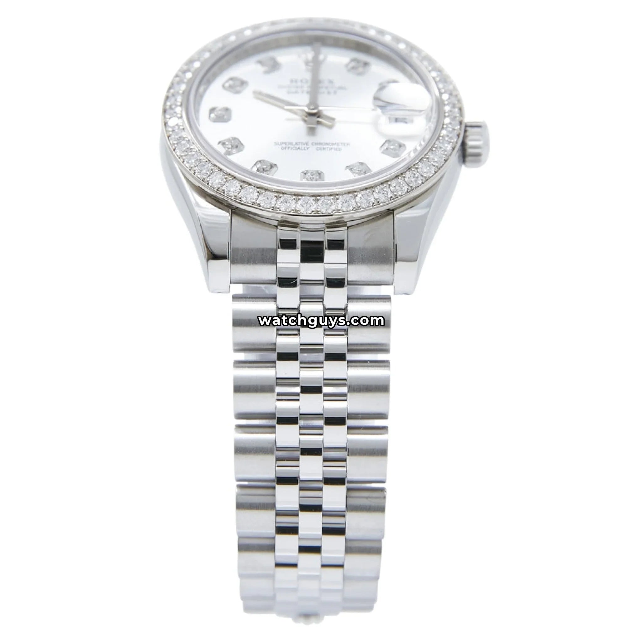 Rolex Datejust 178384 Silver Diamond Jubilee