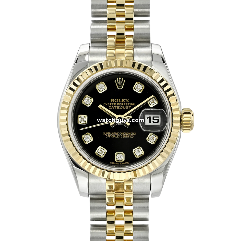 Rolex Datejust 179173 Black Diamond Jubilee