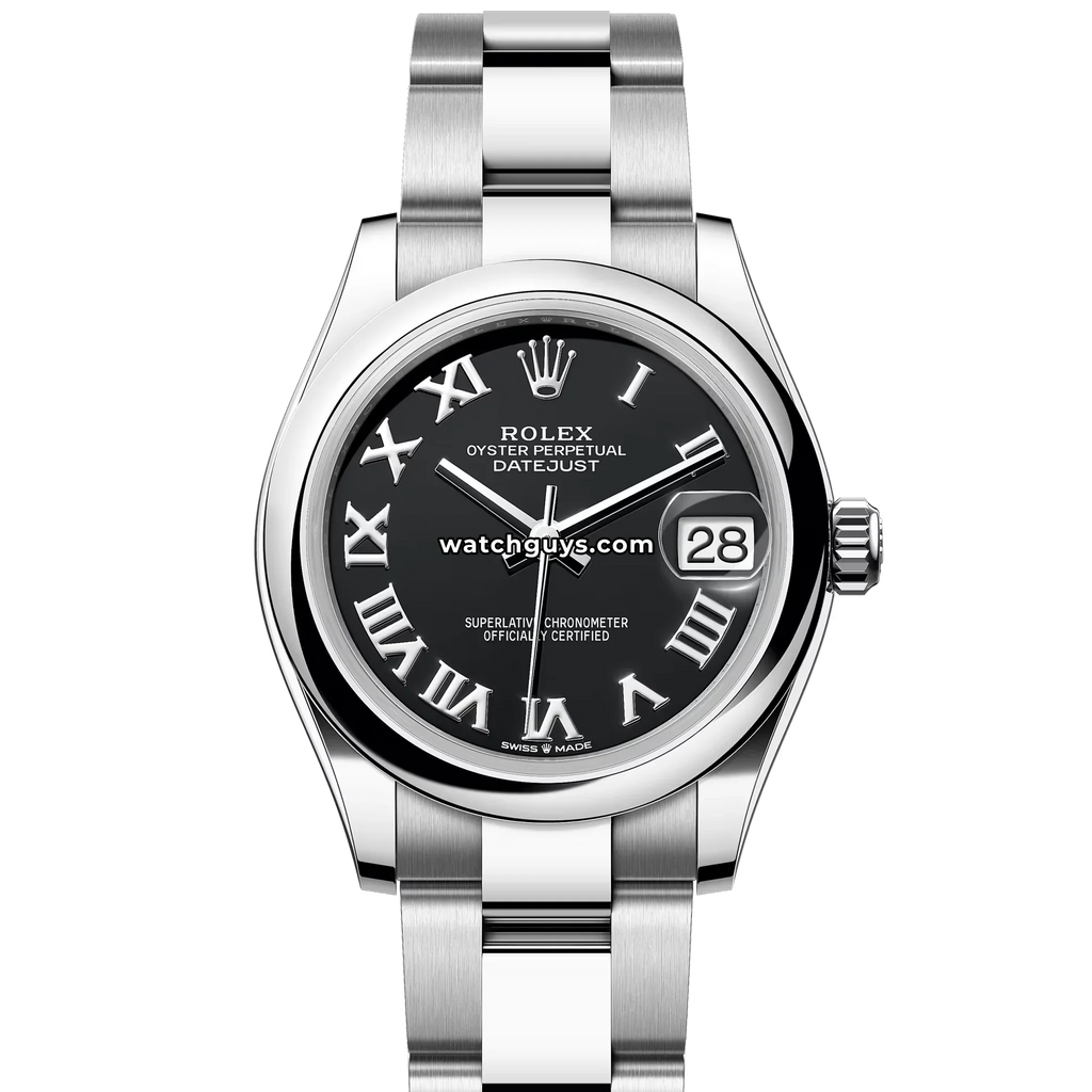 Rolex Datejust 278240 Black Roman Oyster