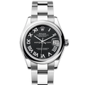 Rolex Datejust 278240 Black Roman Oyster