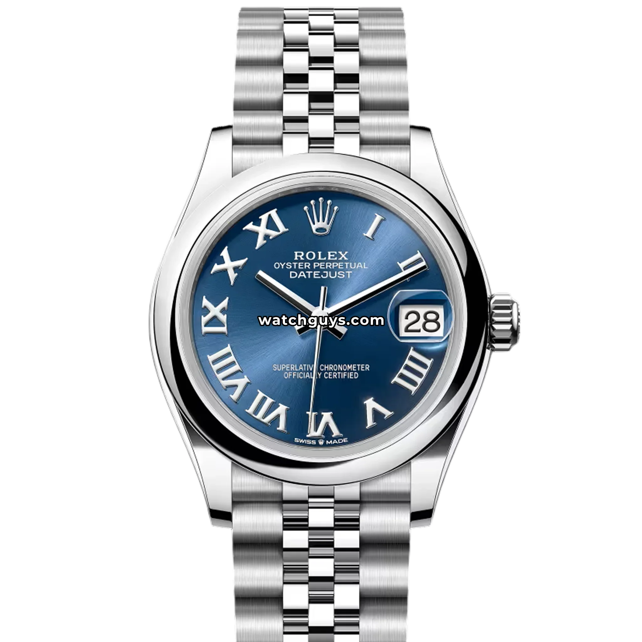 Rolex Datejust 278240 Blue Roman Jubilee