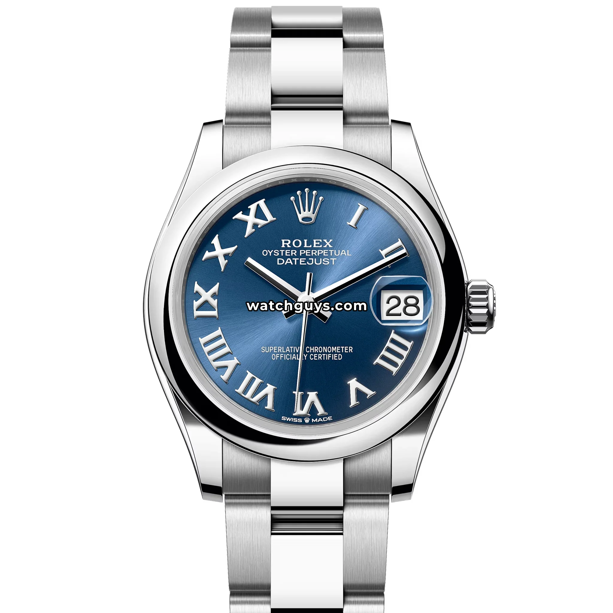 Rolex Datejust 278240 Blue Roman Oyster