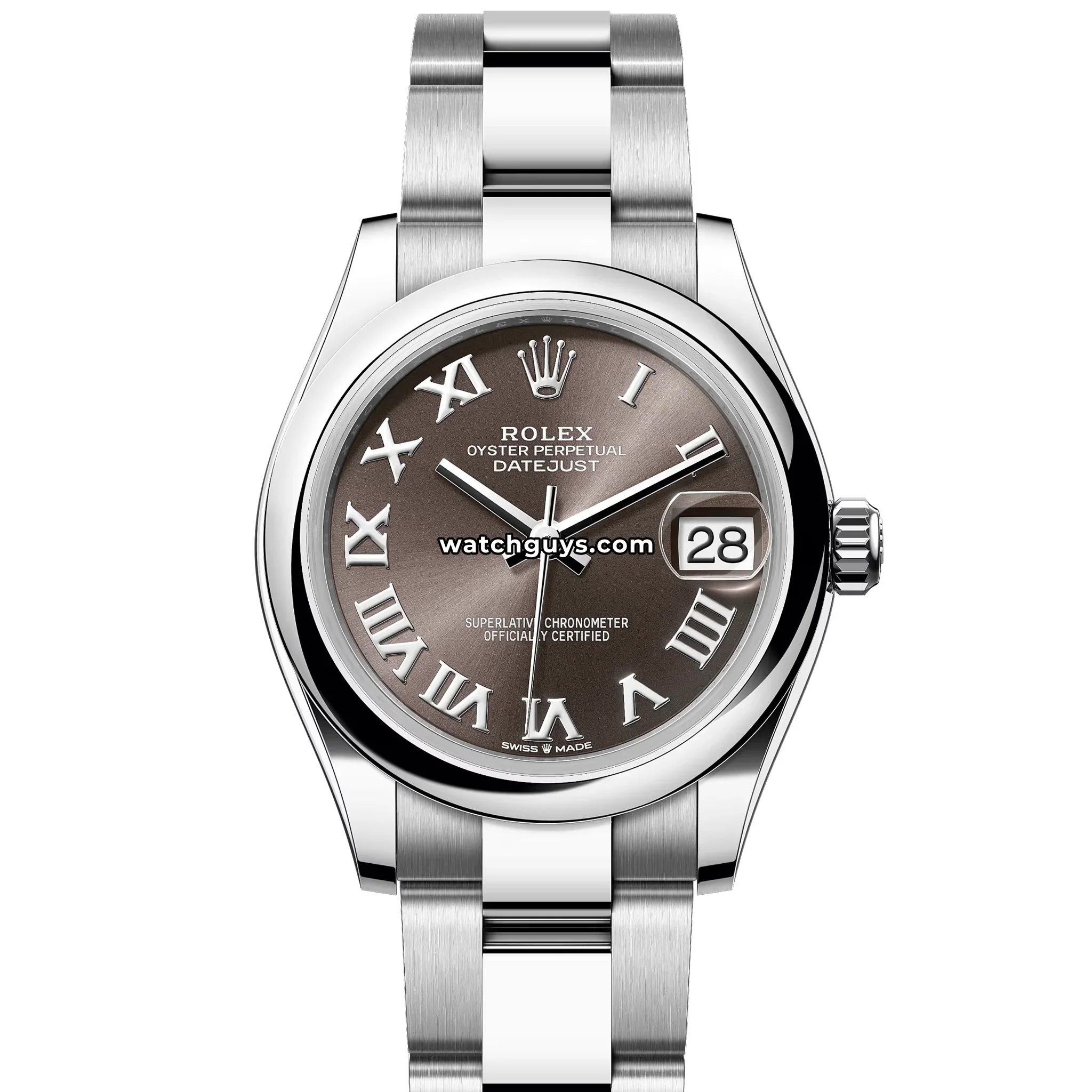 Rolex Datejust 278240 Dark Grey Roman Oyster