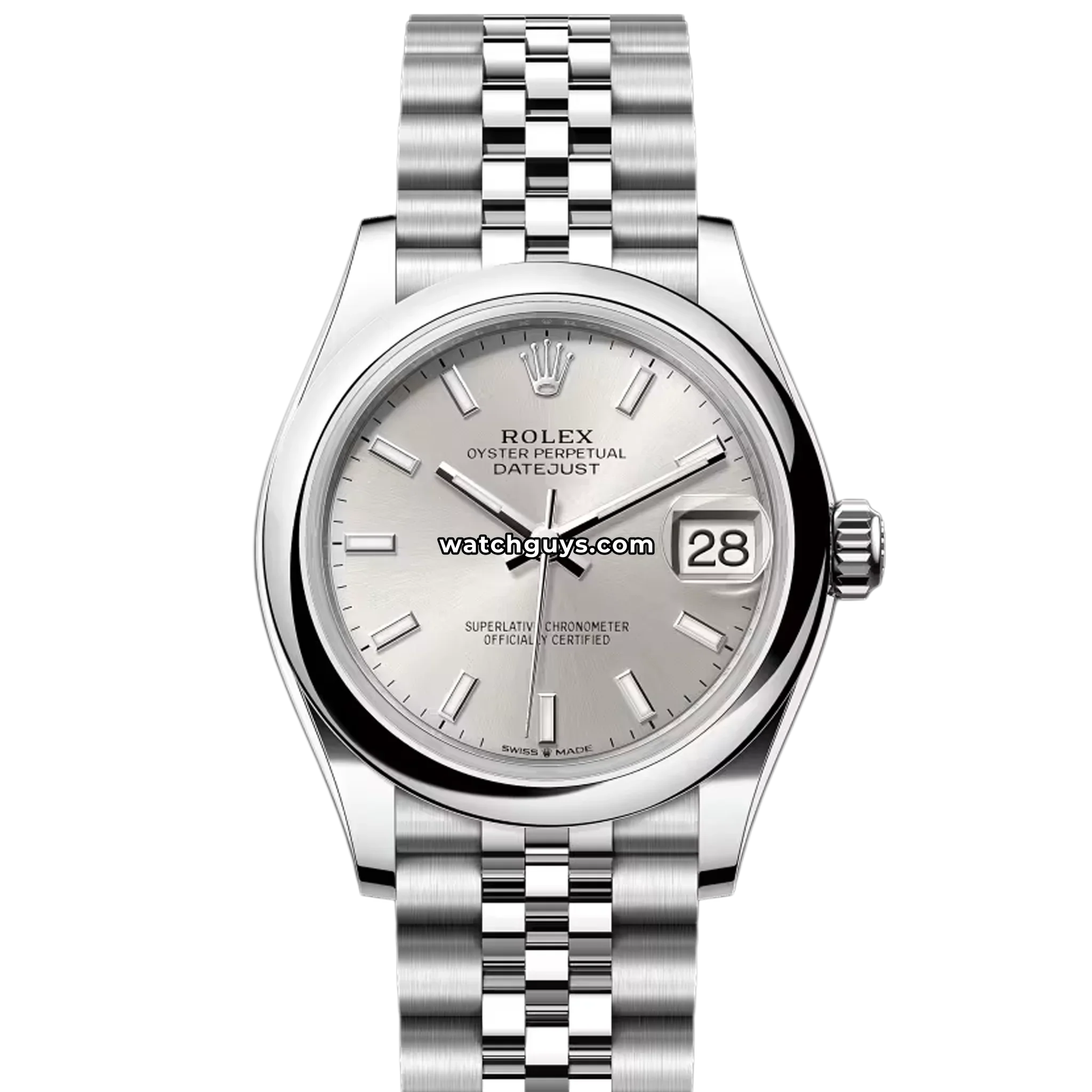 Rolex Datejust 278240 Silver Index Jubilee