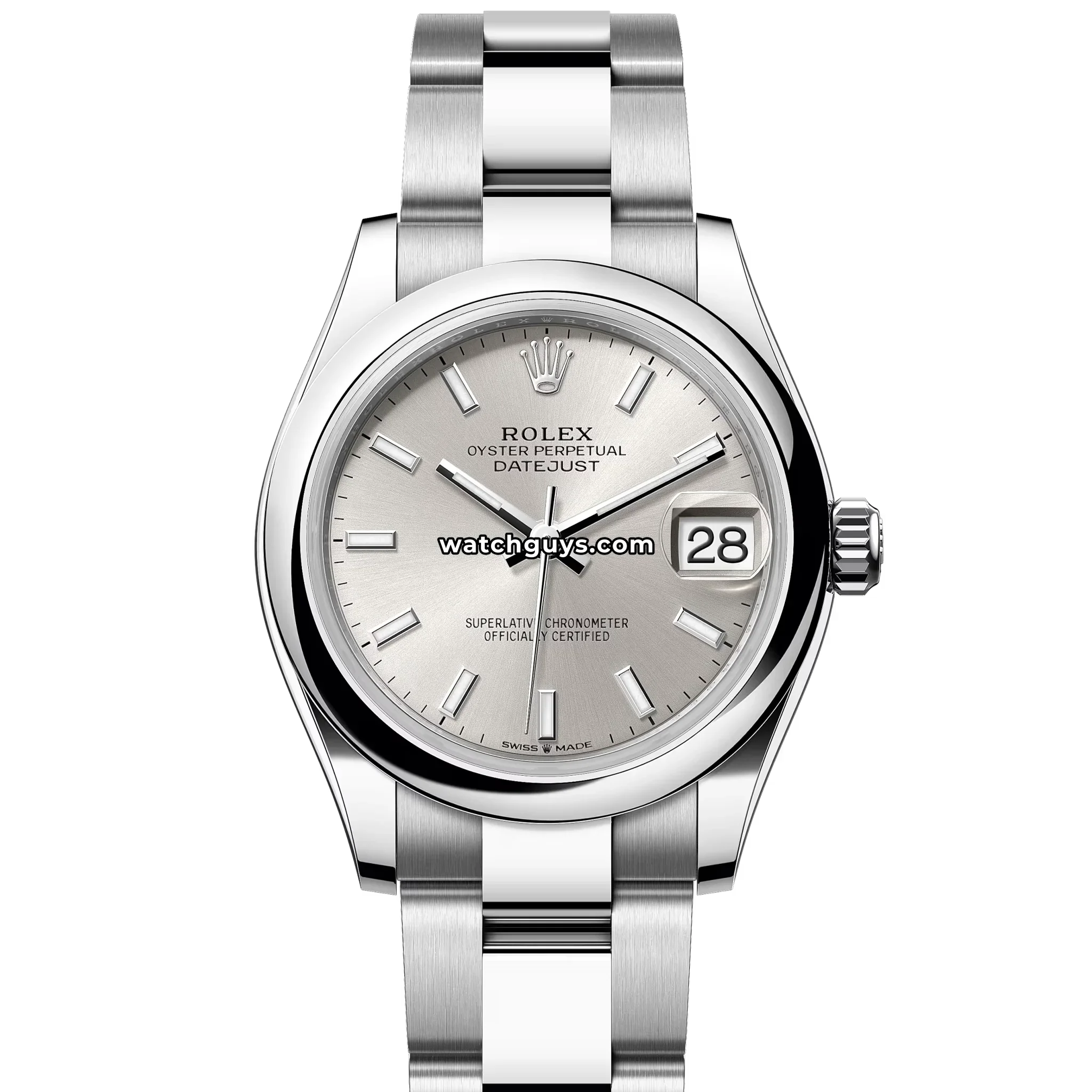 Rolex Datejust 278240 Silver Index Oyster