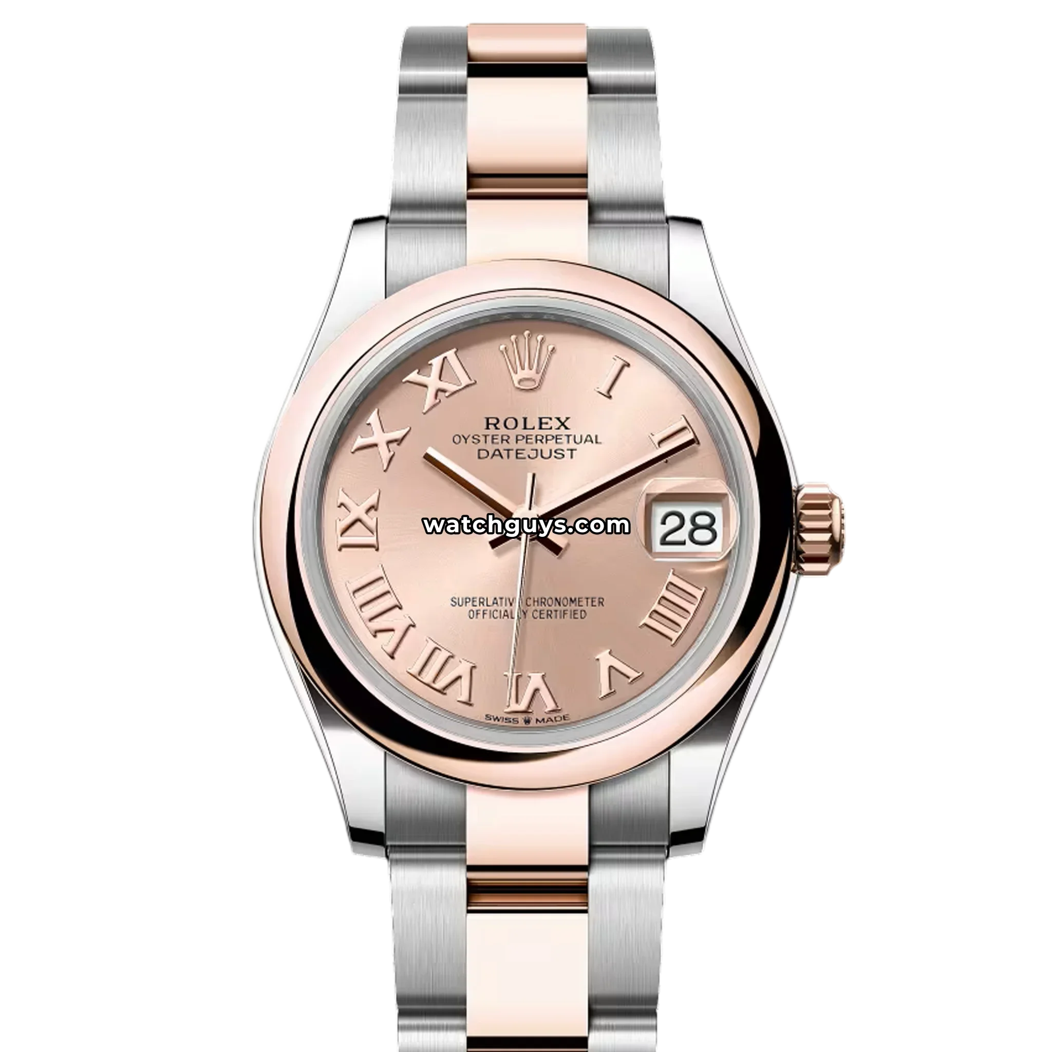 Rolex Datejust 278241 Pink Roman Oyster