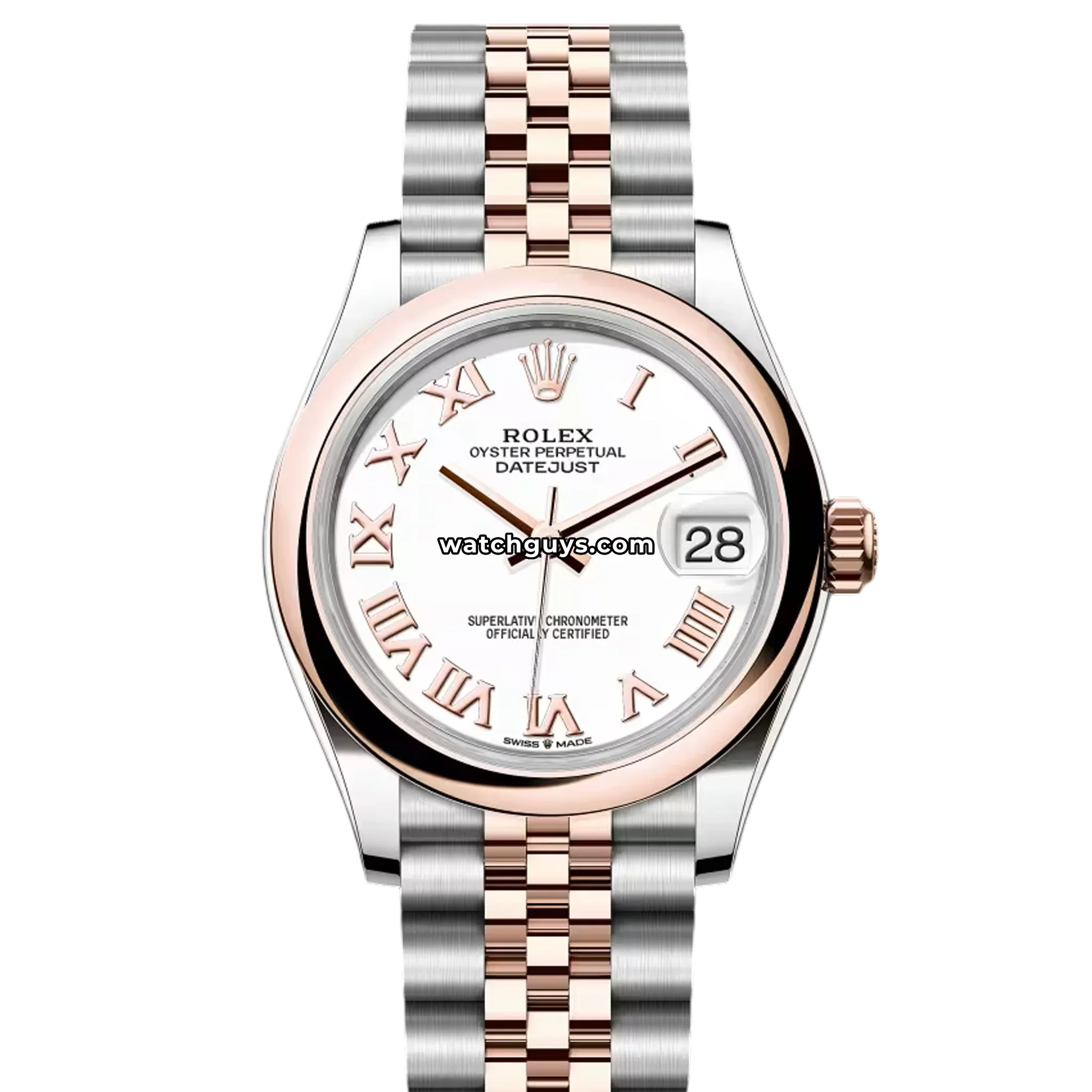 Rolex Datejust 278241 White Roman Jubilee