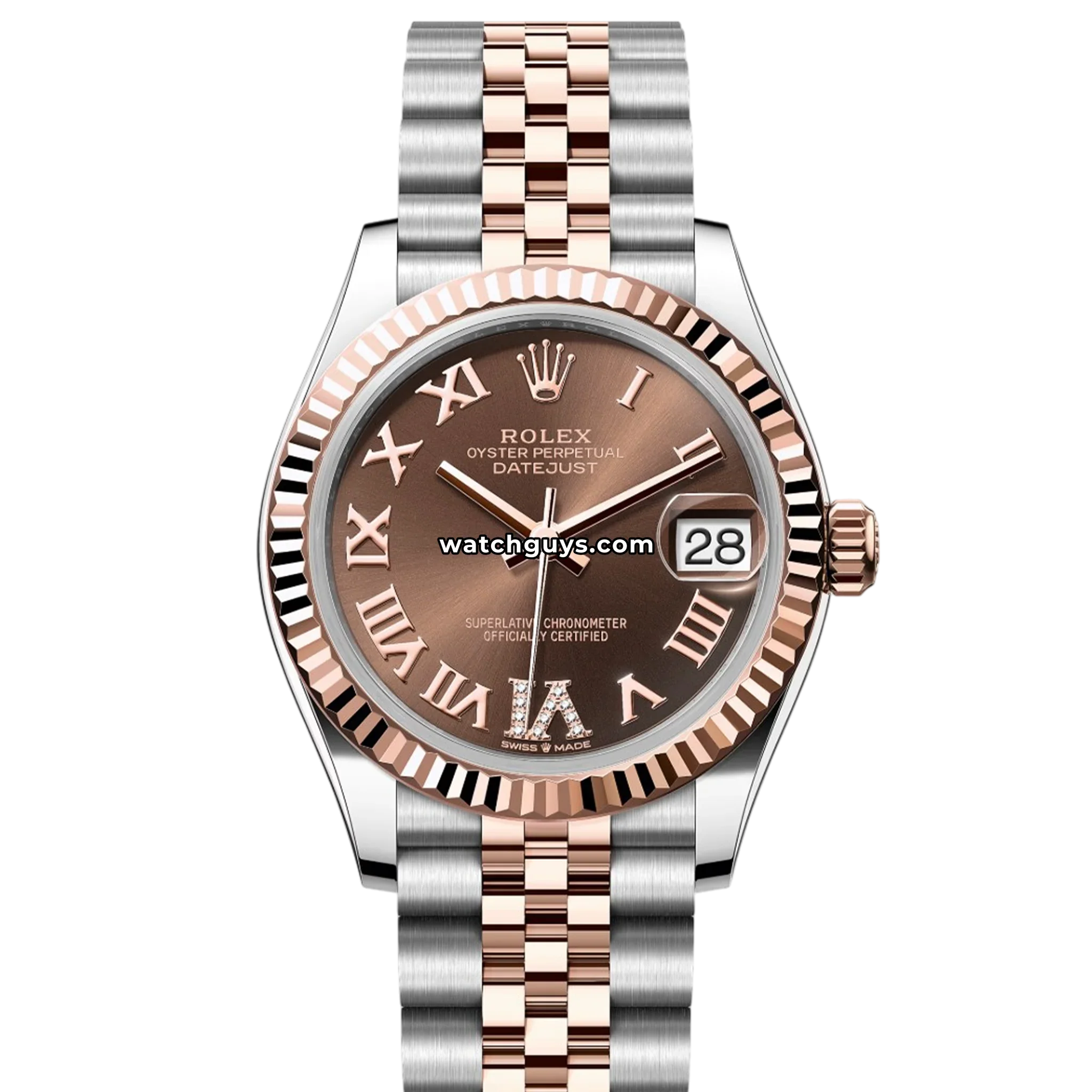 Rolex Datejust 278271 Chocolate Roman Jubilee