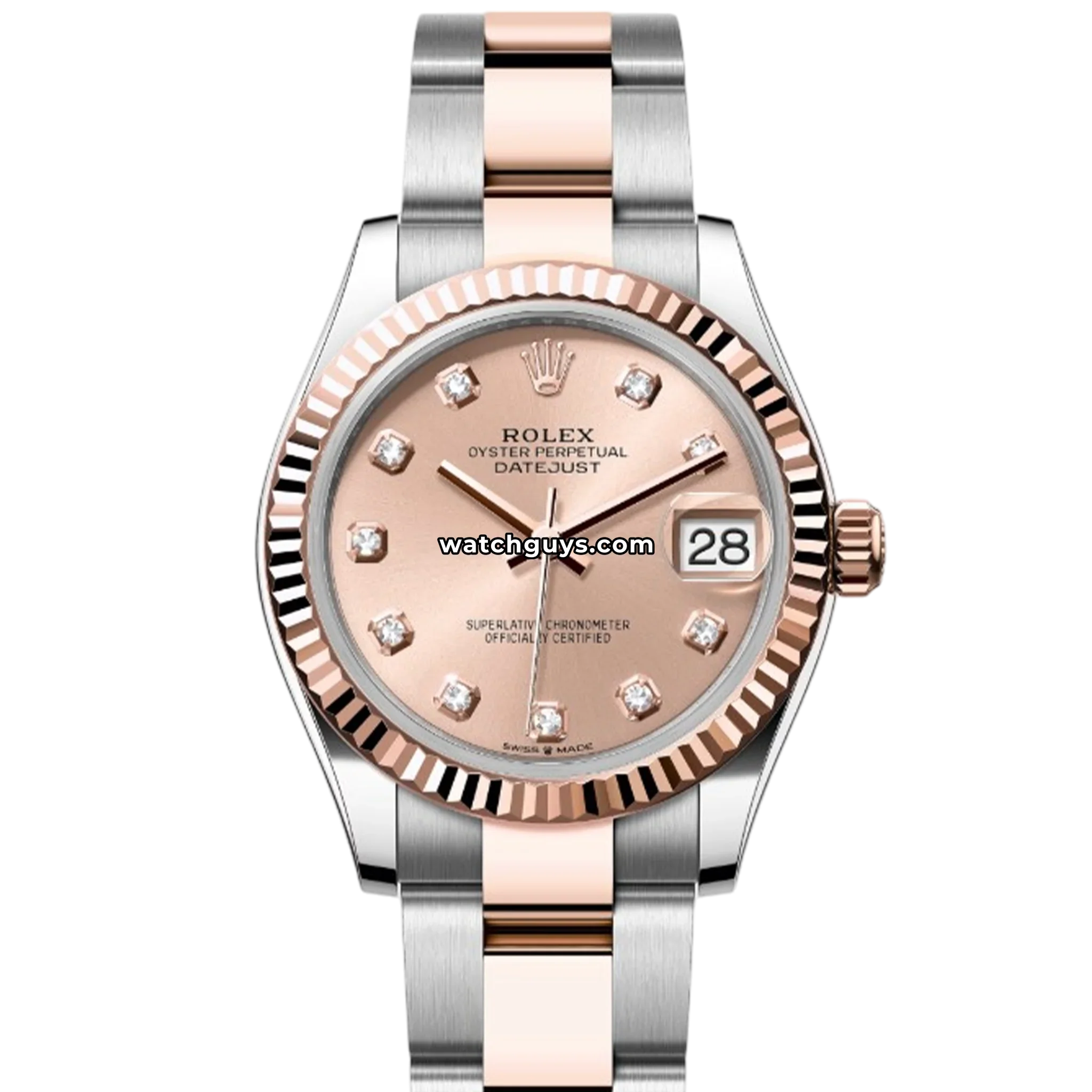 Rolex Datejust 278271 Rose Diamond Oyster
