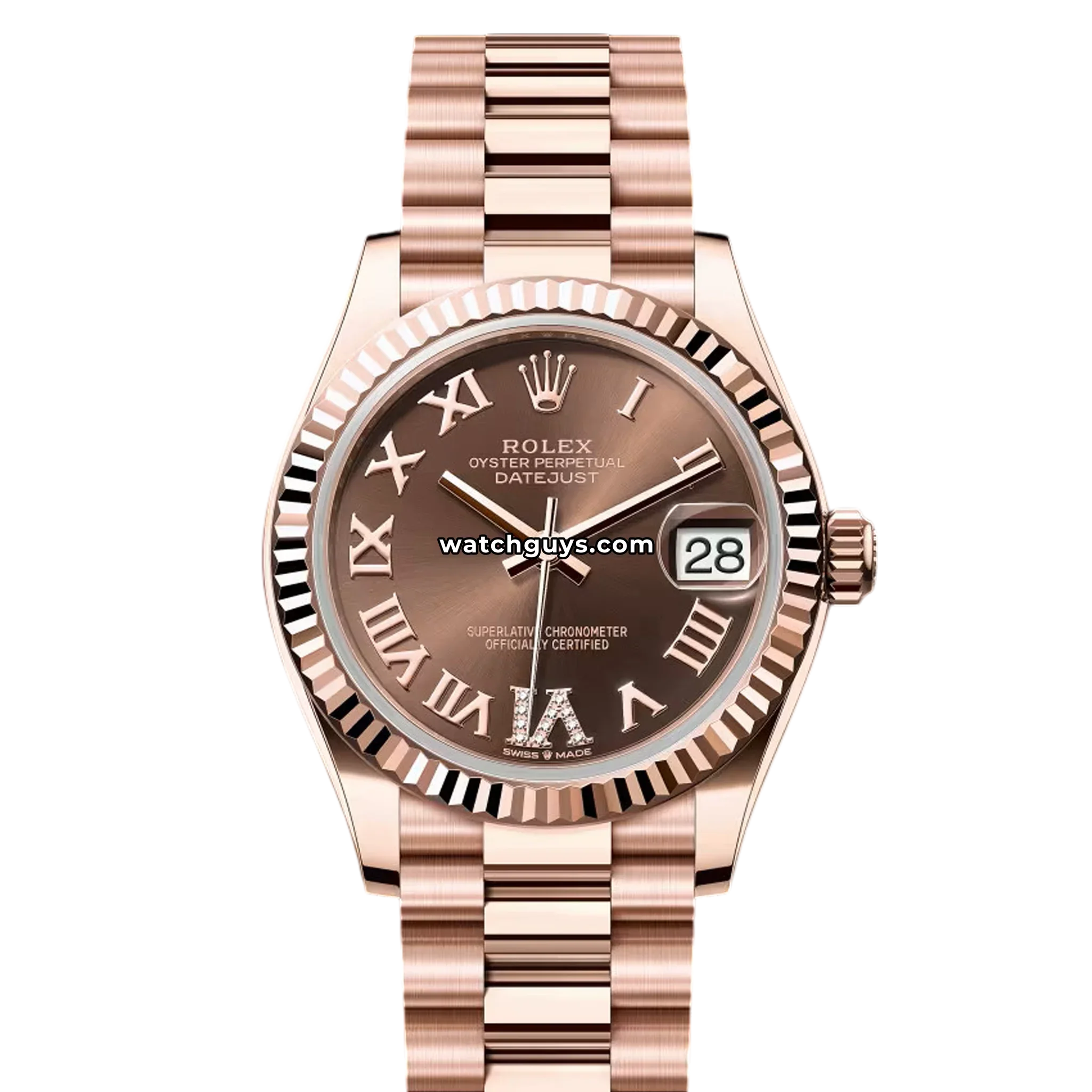 Rolex Datejust 278275 Chocolate Roman President