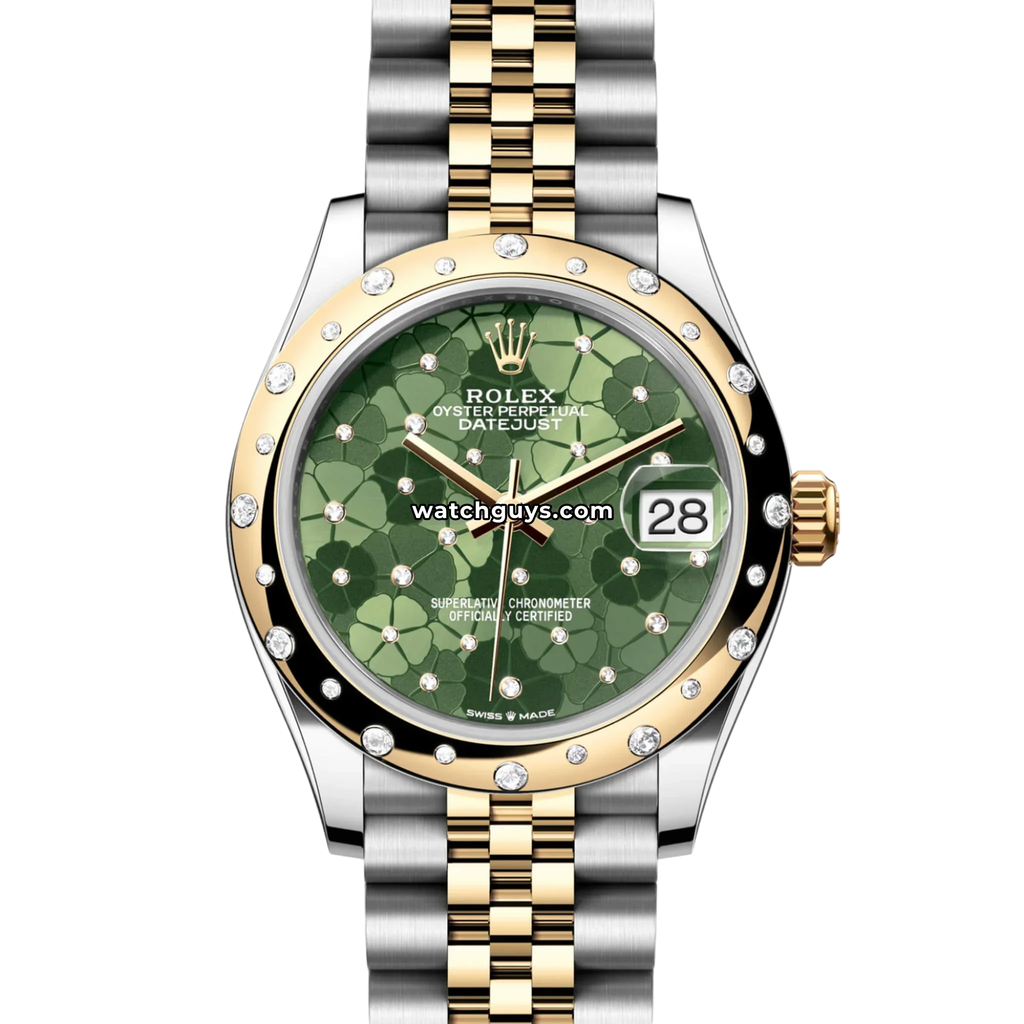 Rolex Datejust 278343RBR Green Floral Motif Diamond