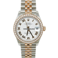 Rolex Datejust 278381RBR White Roman Diamond Jubilee