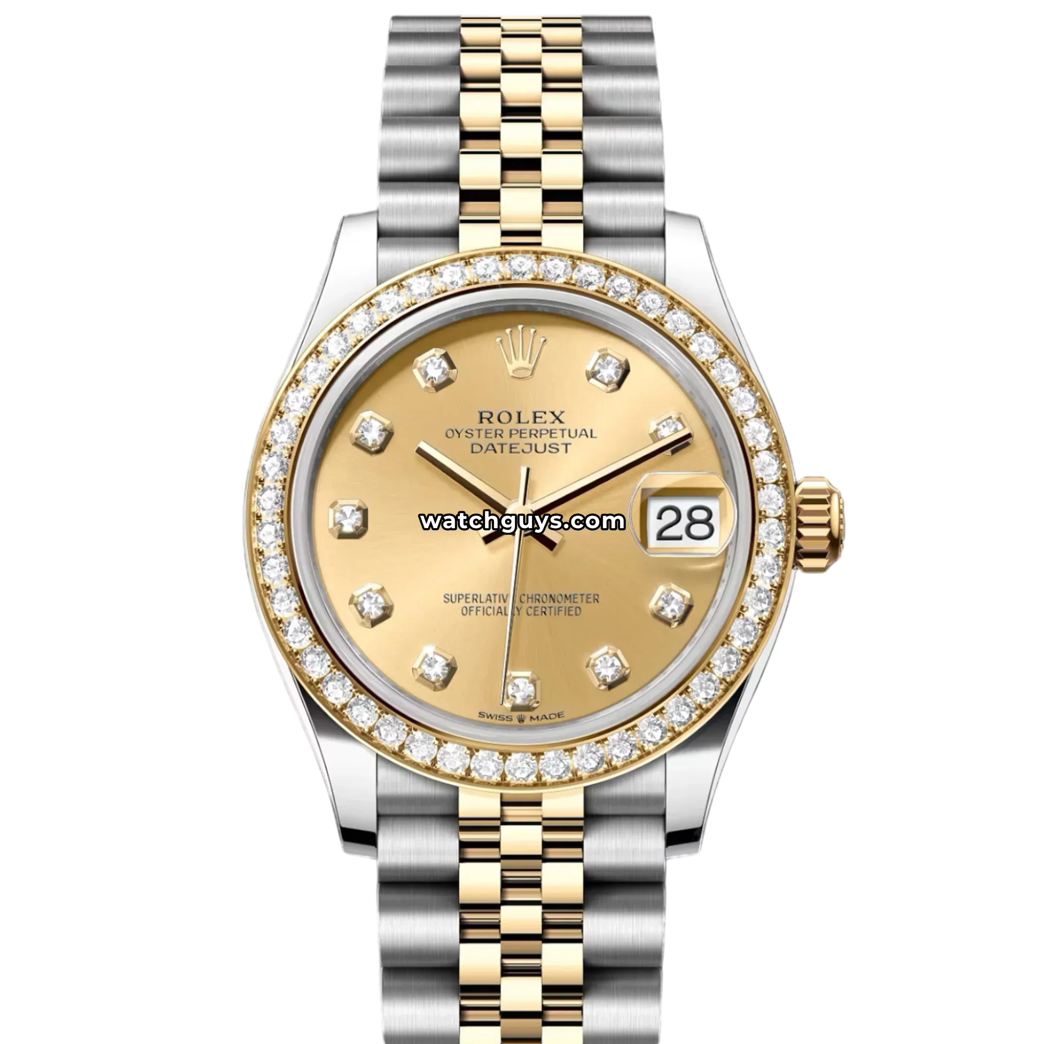 Rolex Datejust 278383RBR Champagne Diamond