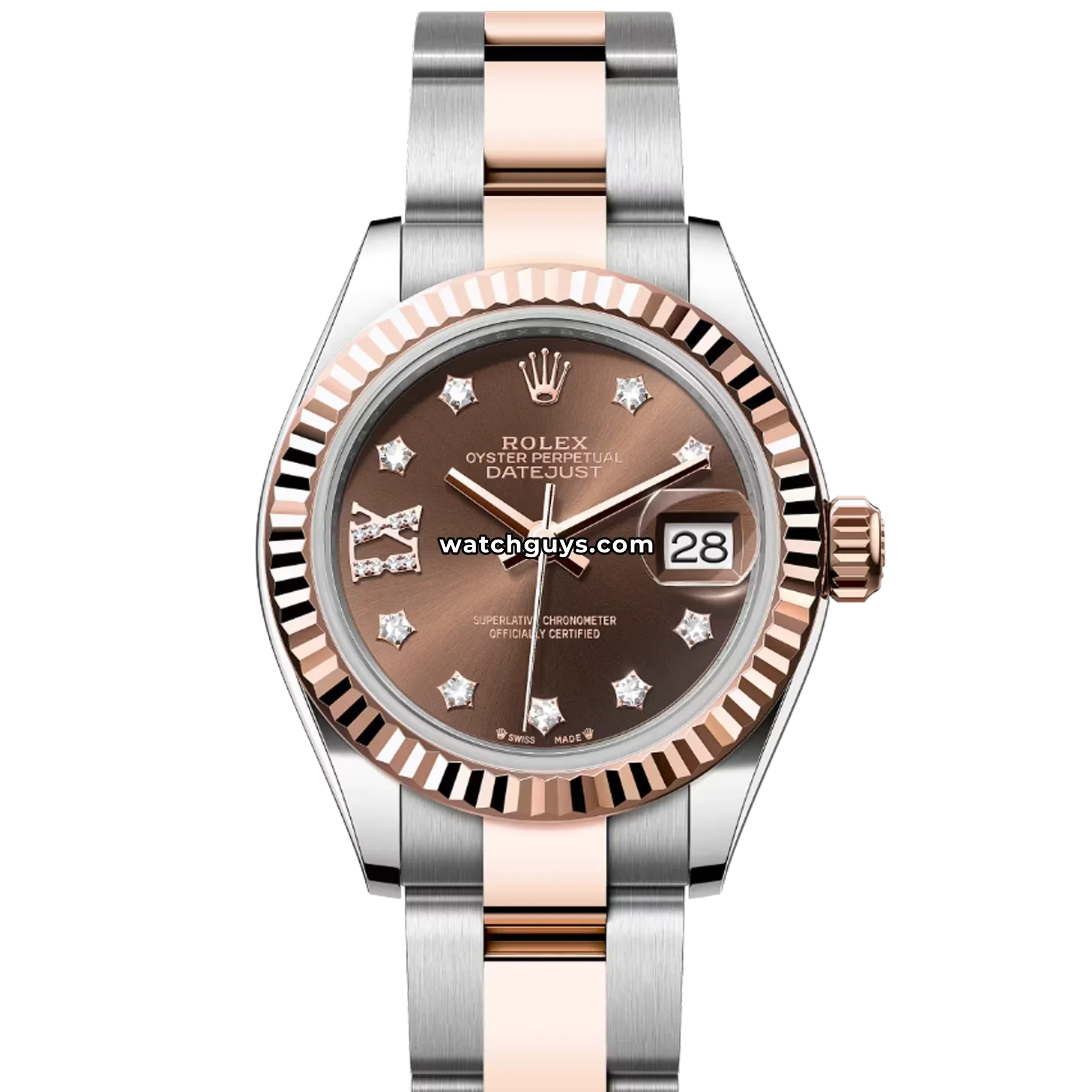 Rolex Datejust 279171 Chocolate Star Diamond Oyster