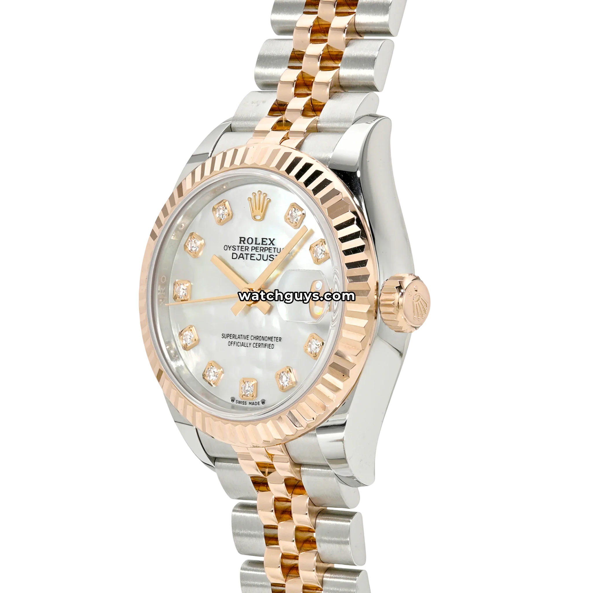 Rolex Datejust 279171 White Mother of Pearl Diamond Jubilee