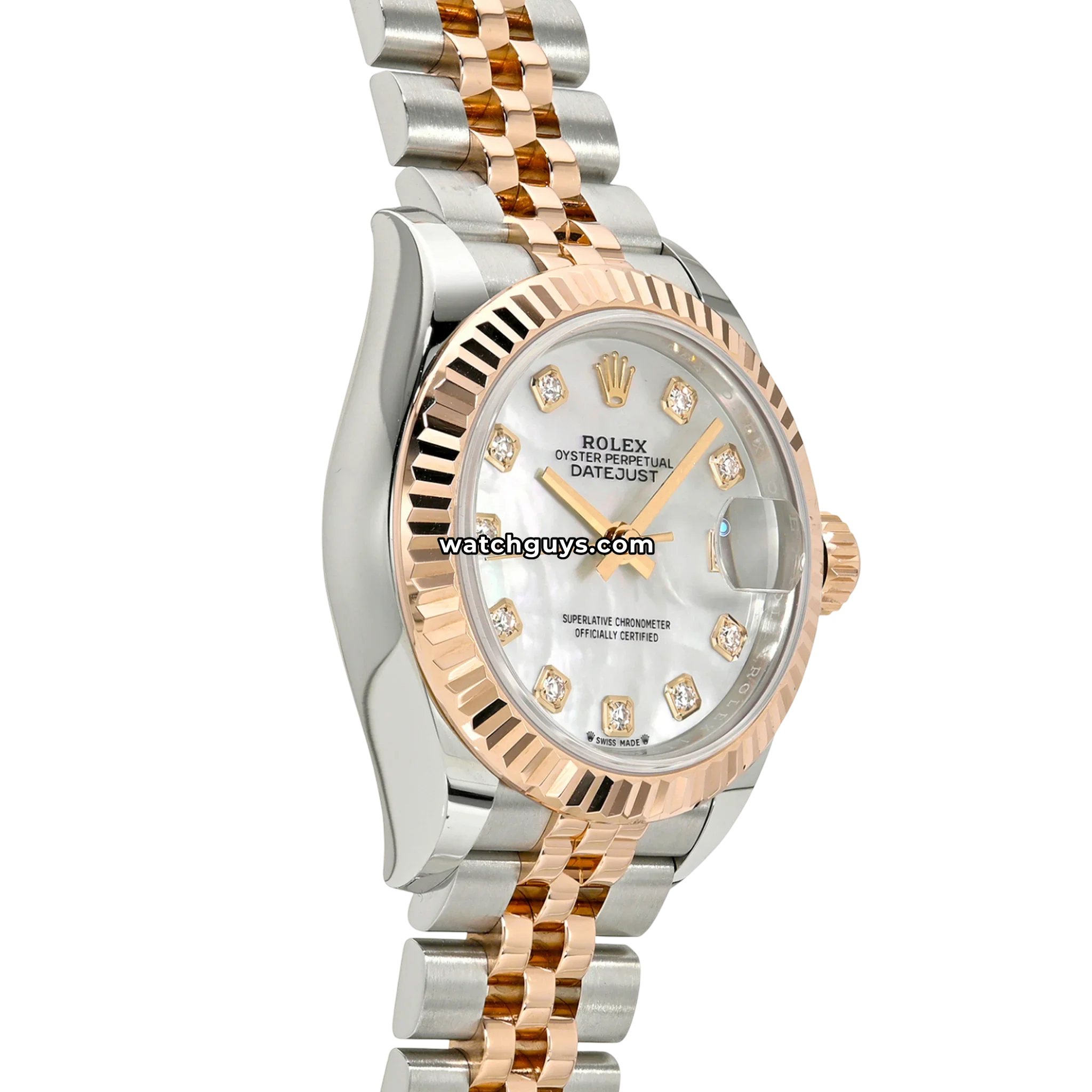 Rolex Datejust 279171 White Mother of Pearl Diamond Jubilee