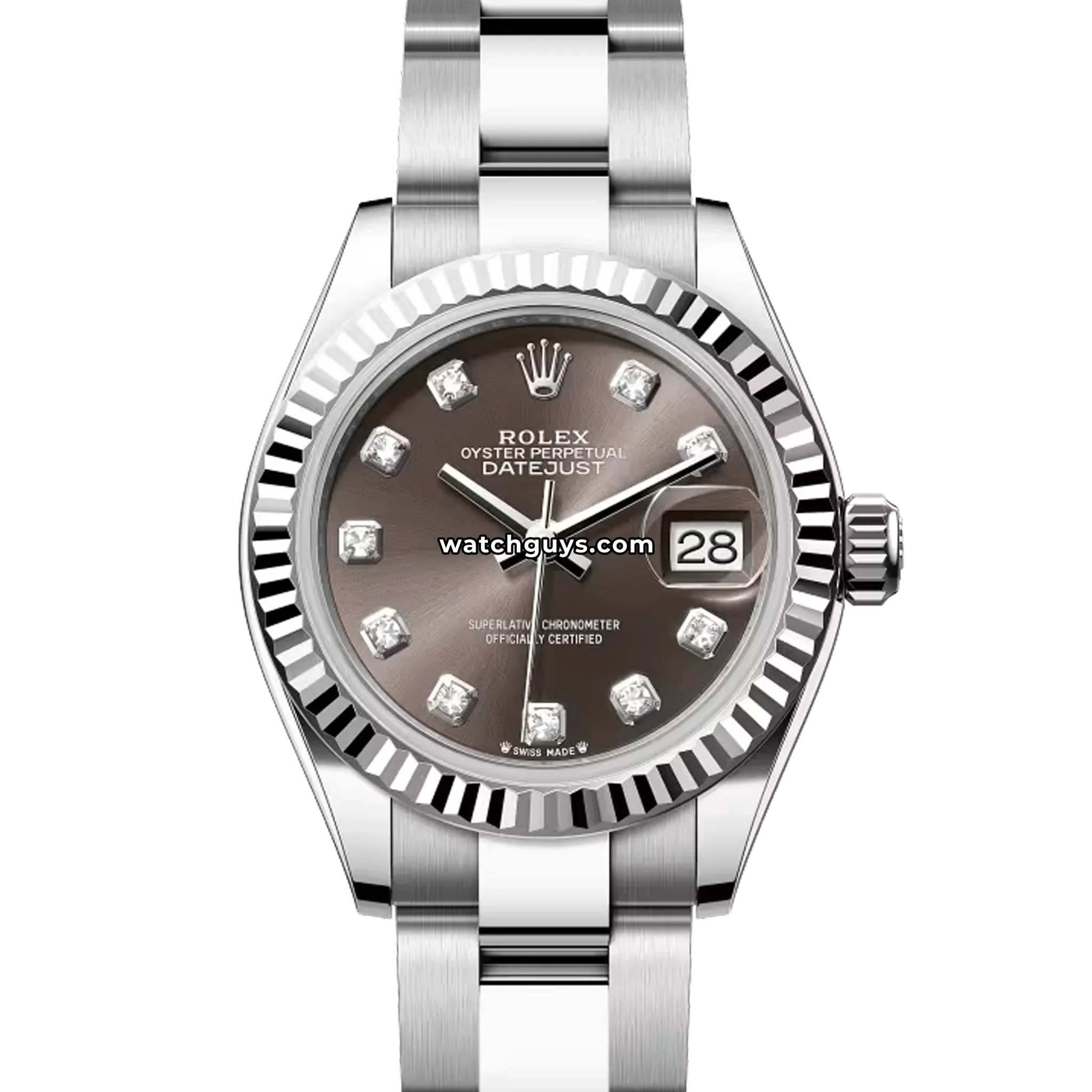 Rolex Datejust 279174 Dark Grey Diamond Oyster