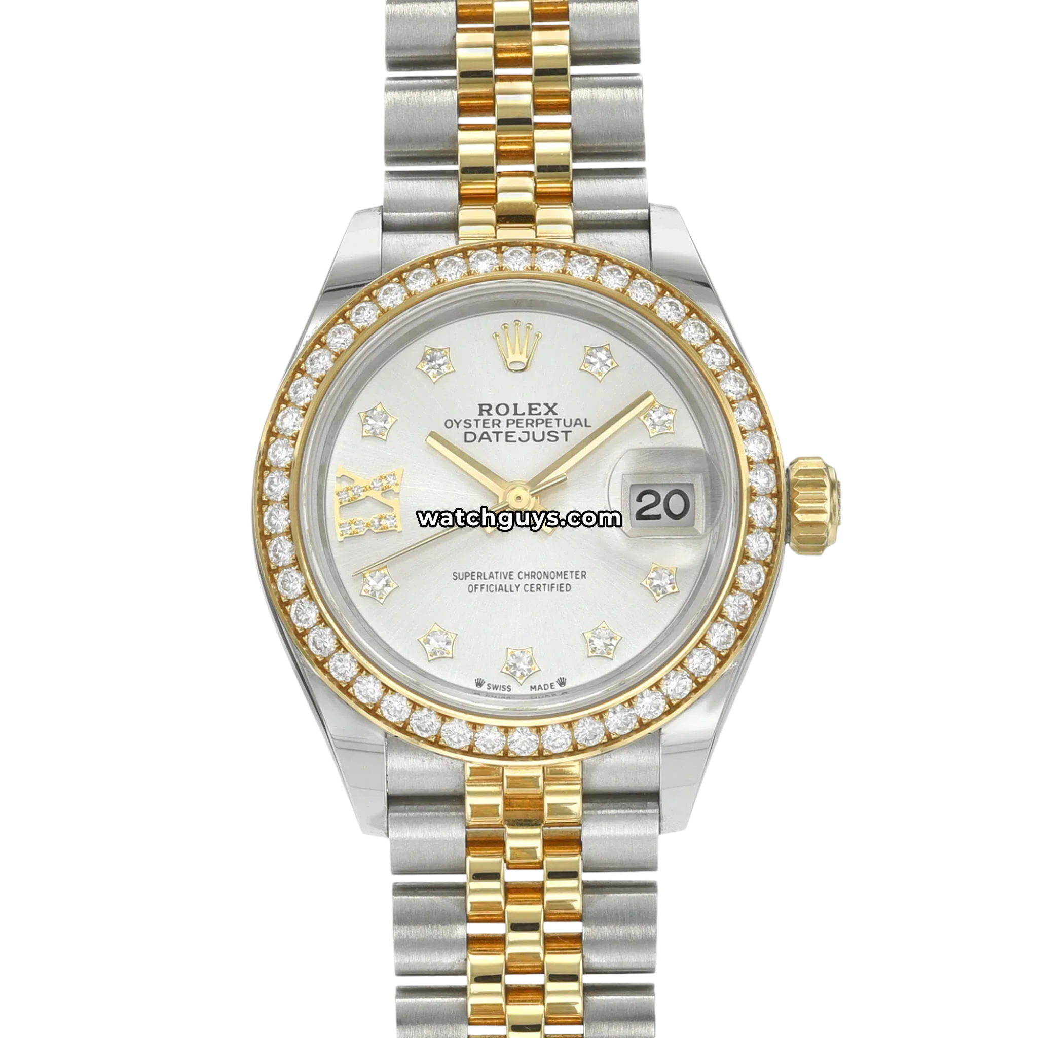 Rolex Datejust 279383RBR Silver Diamond Jubilee