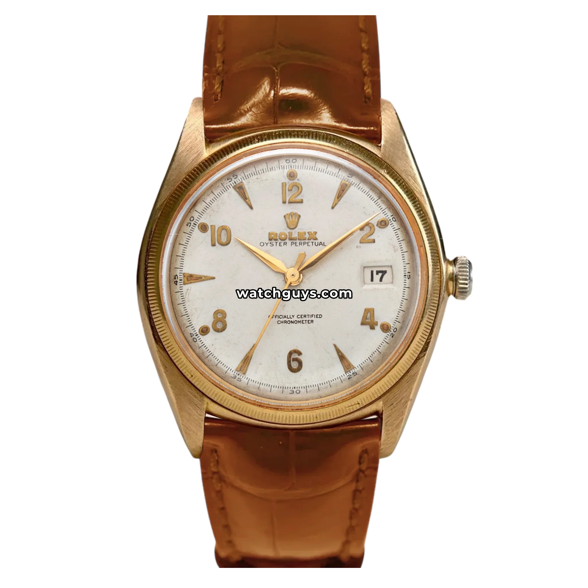 Rolex Datejust 4467 White 18K Yellow Gold