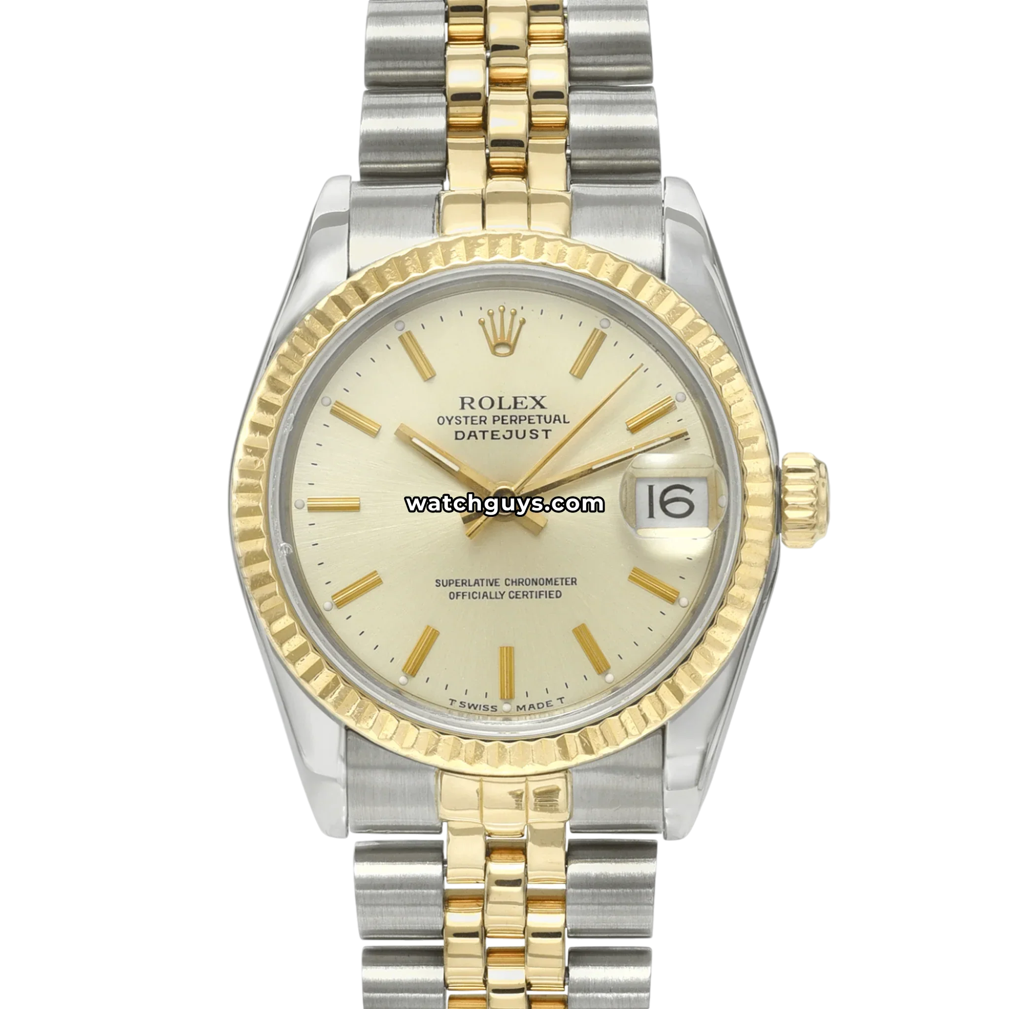 Rolex Datejust 68273 Two Tone Silver