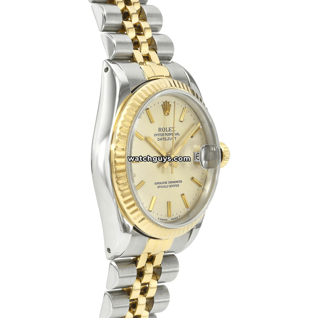 Rolex Datejust 68273 Two Tone Silver
