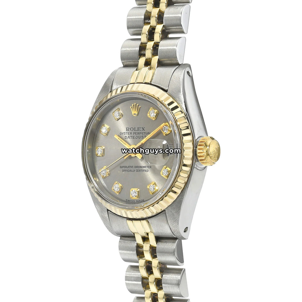 Rolex Datejust 6917 Silver Diamond