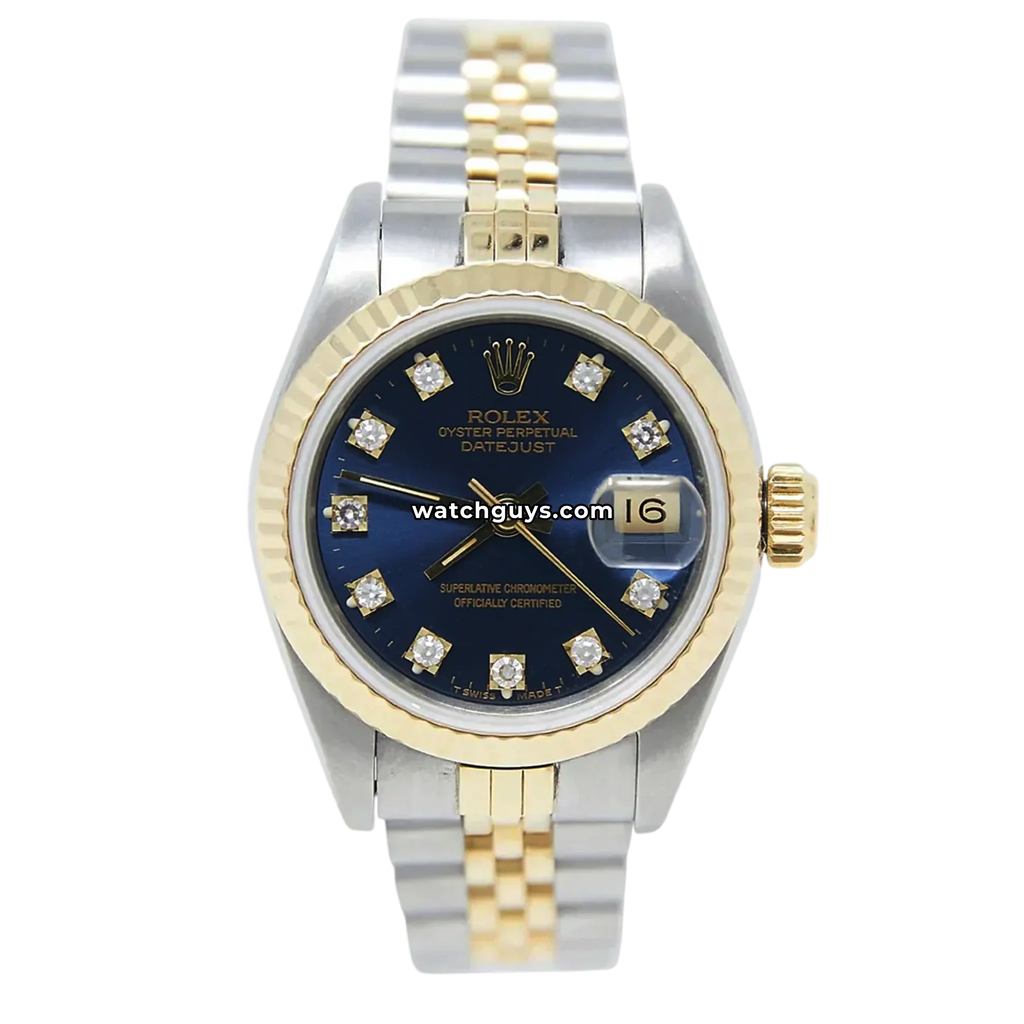 Rolex Datejust 69173 Blue Diamond Jubilee