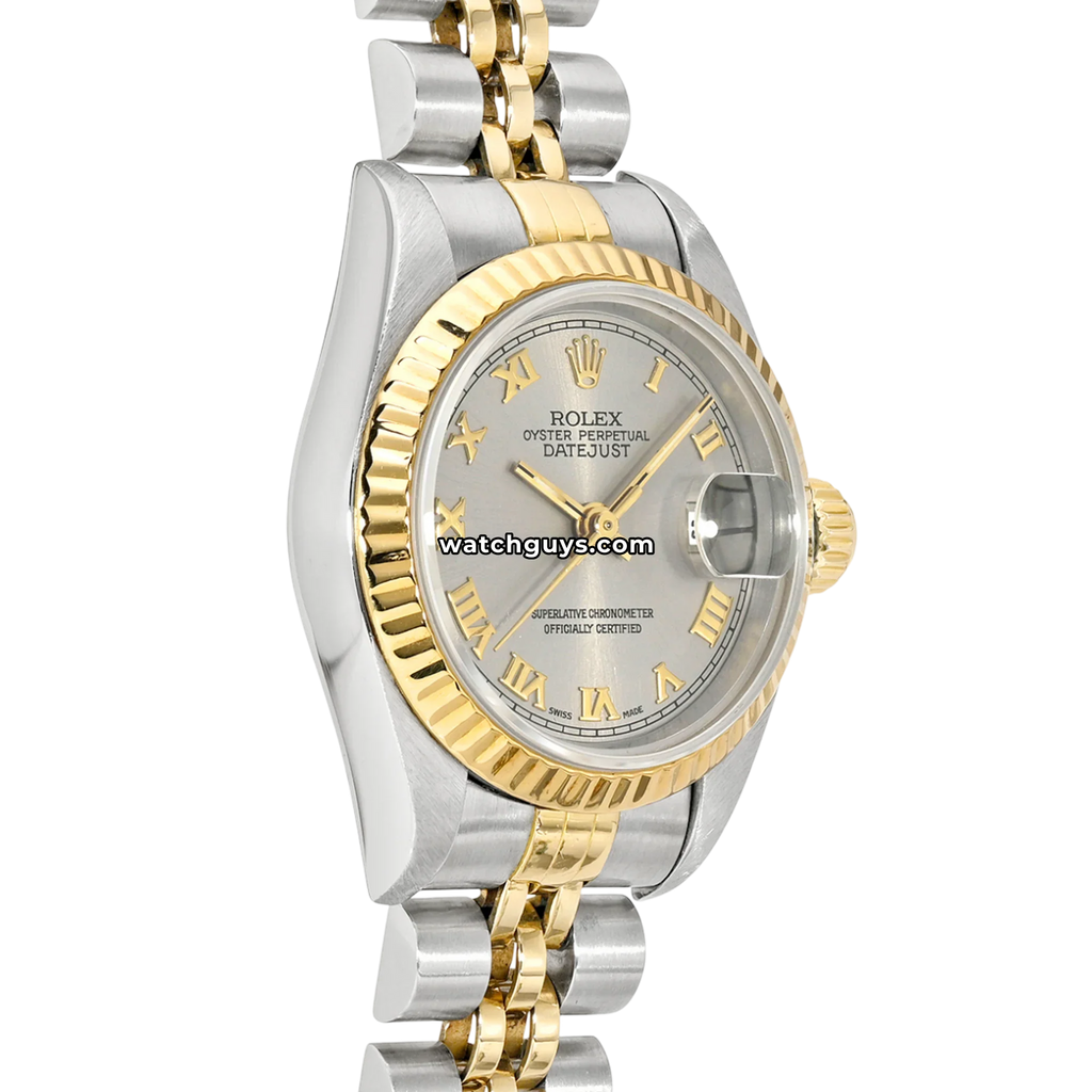 Rolex Datejust 69173 Silver Roman Jubilee
