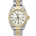 Rolex Datejust 69173 Two Tone White Roman